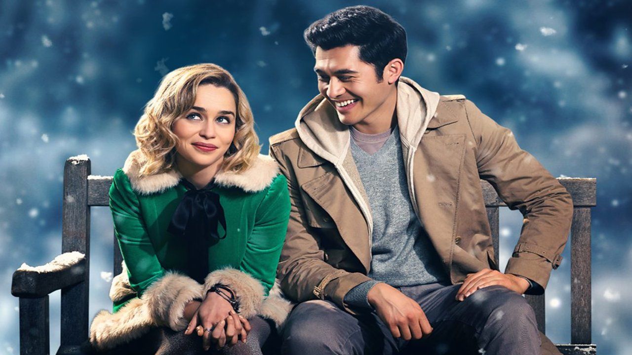 Emilia Clarke and Henry Golding in Last Christmas (2019).