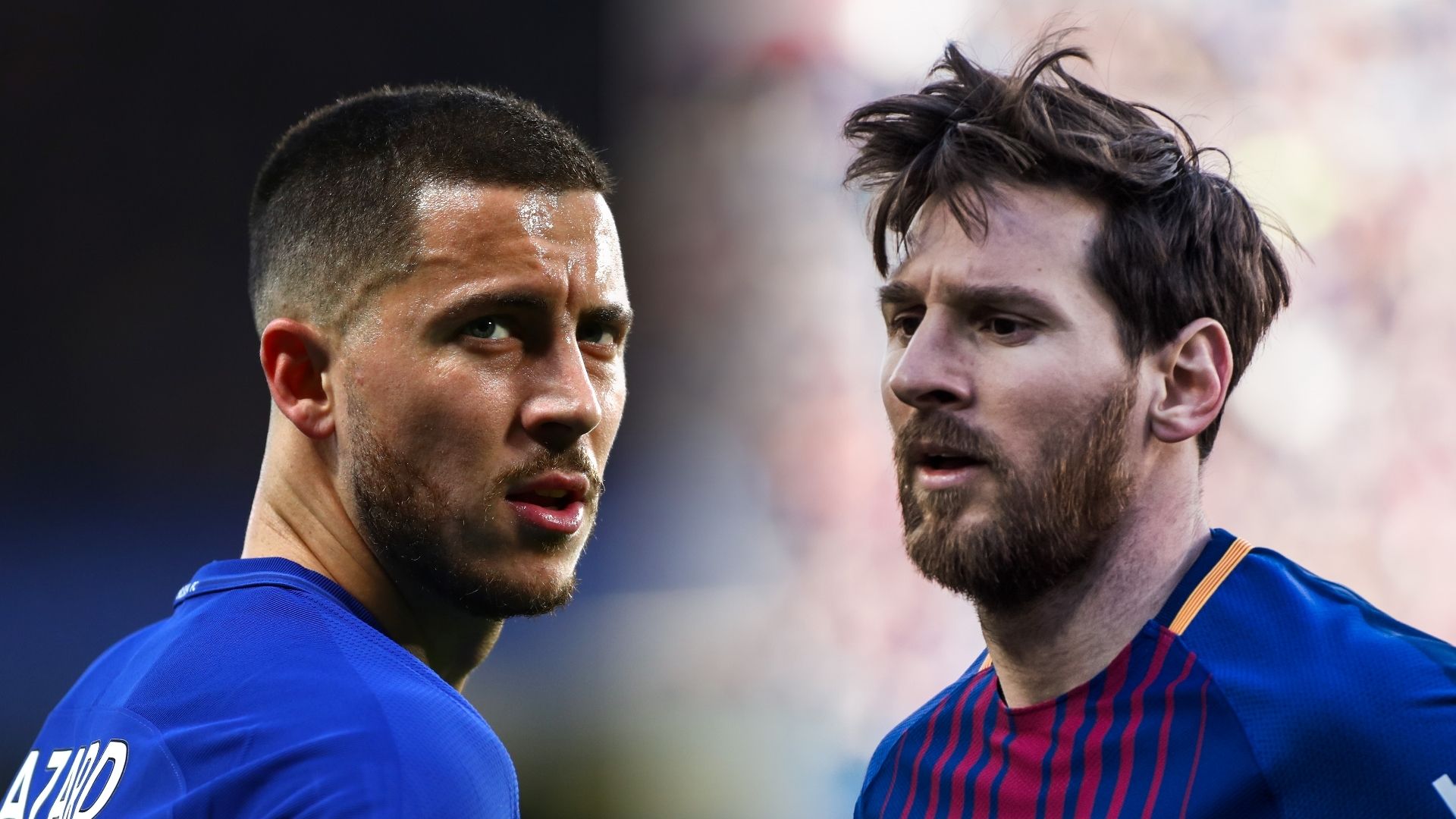Eden Hazard, Lionel Messi split