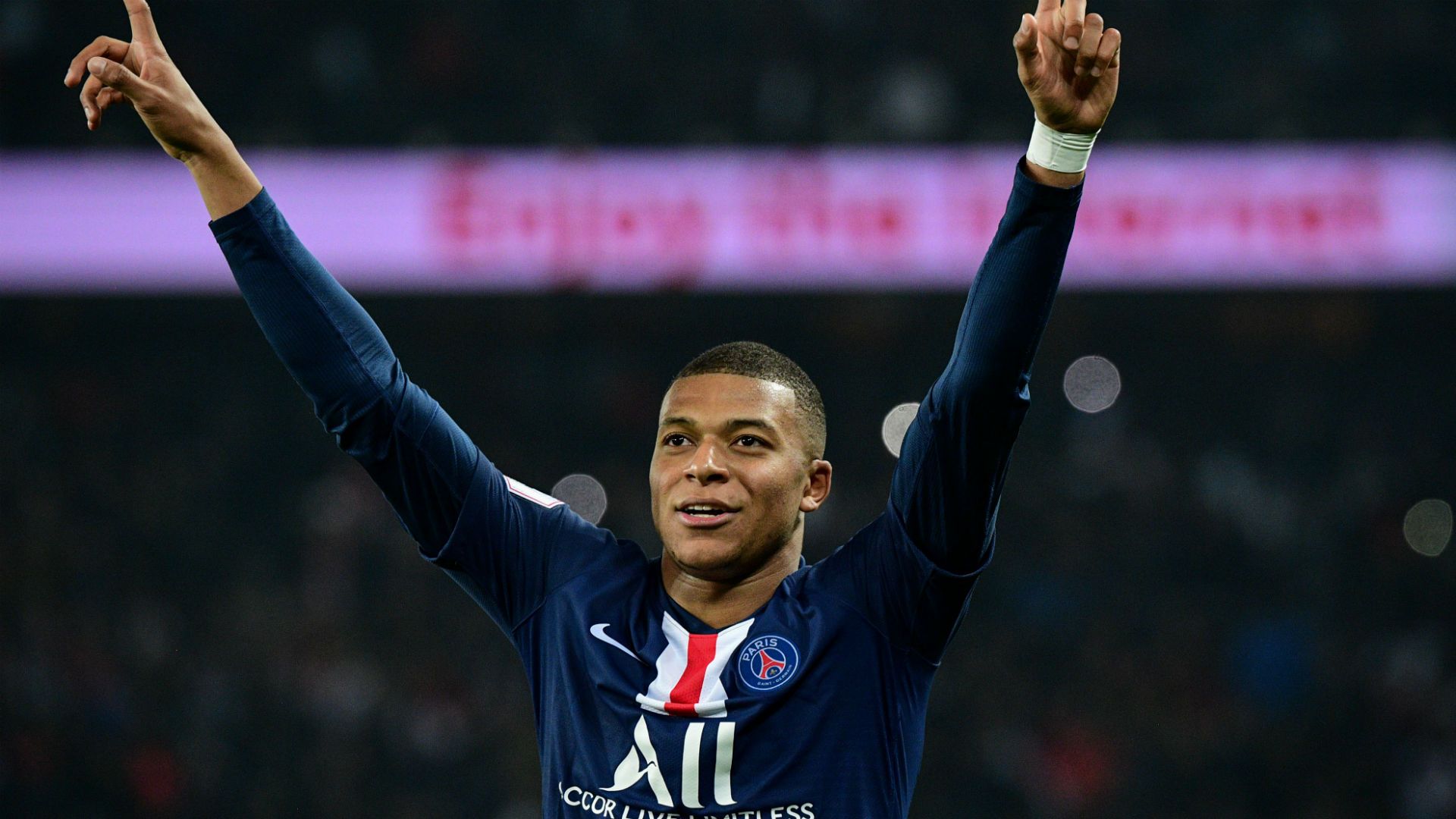 Kylian Mbappe PSG Marseille Ligue 1 27102019