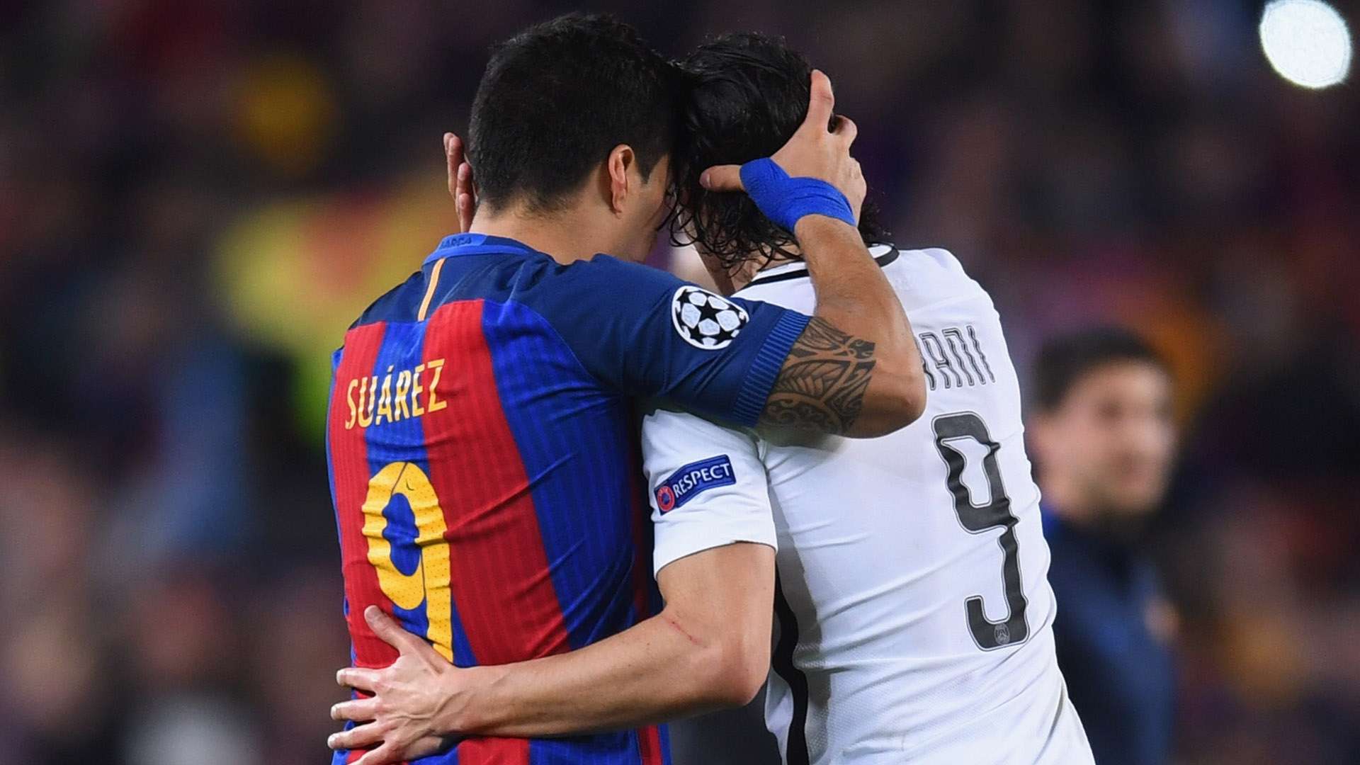 Barça PSG Champions League Barcelona Paris Saint-Germain Cavani Suarez