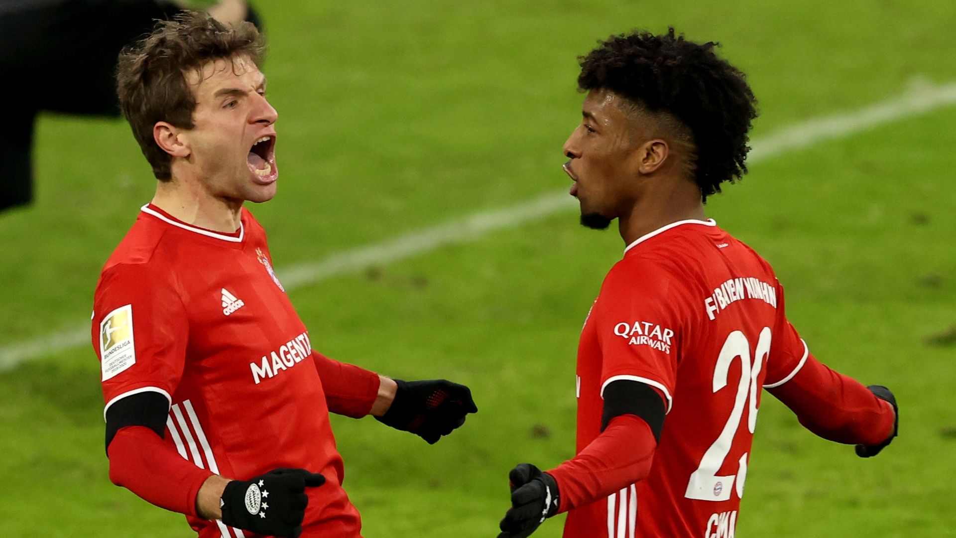 Thomas Muller Kingsley Coman Bayern Munich 2020-21