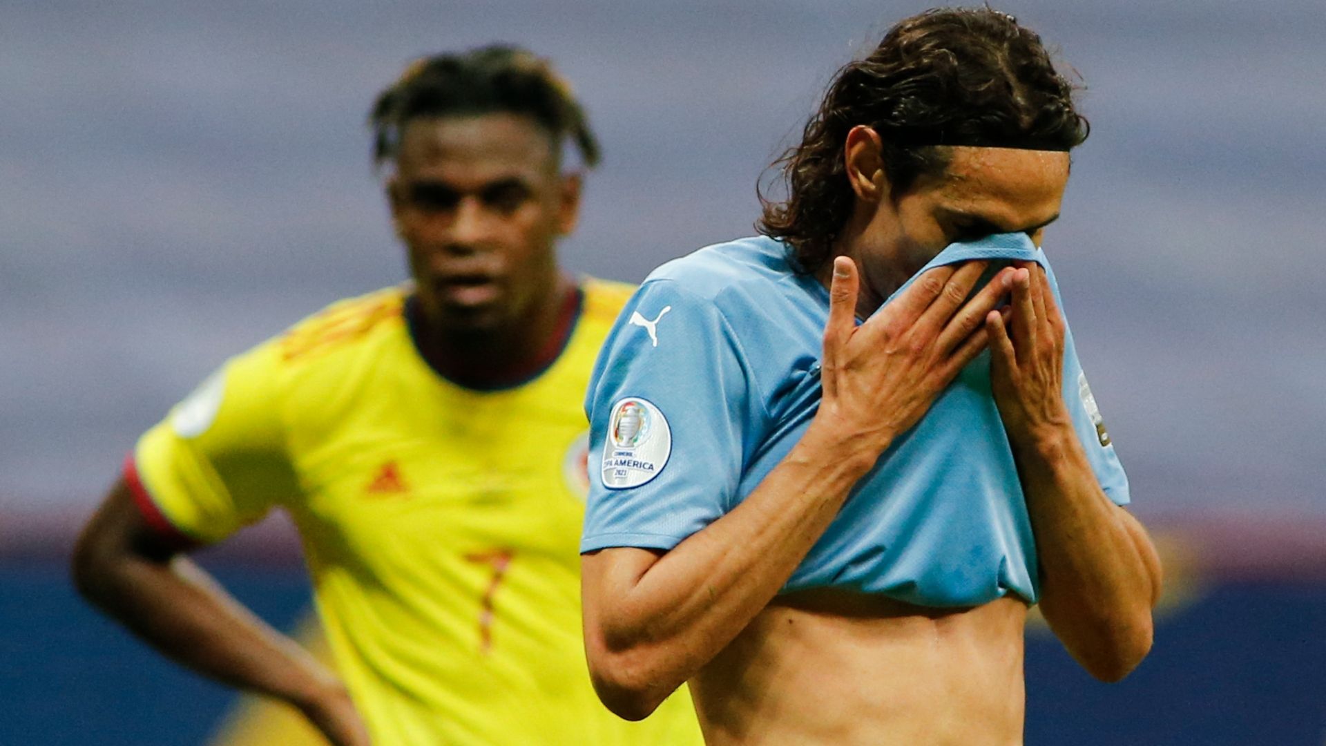 Cavani Uruguay Colombia Copa America