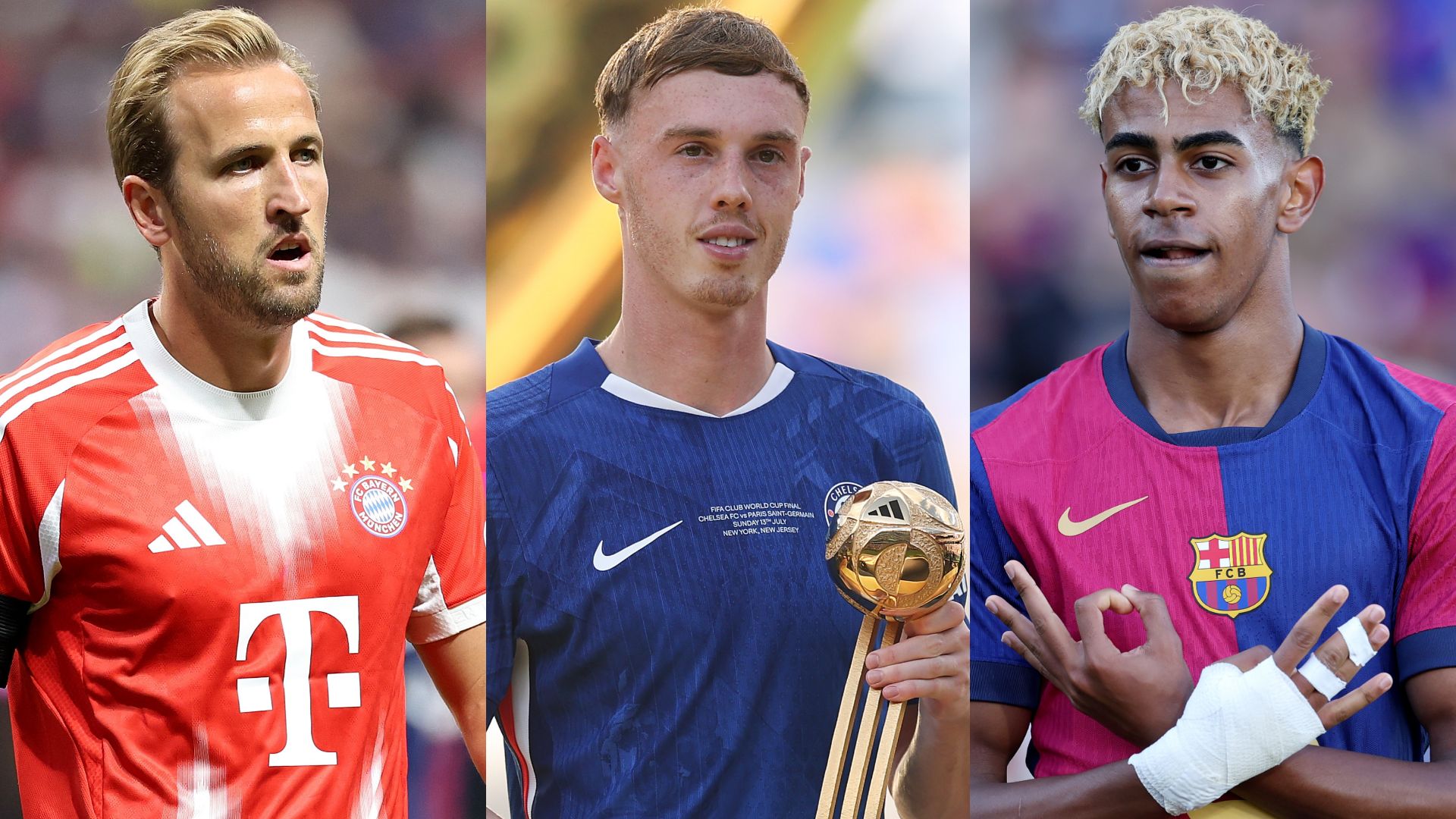 Cole Palmer Harry Kane Lamine Yamal