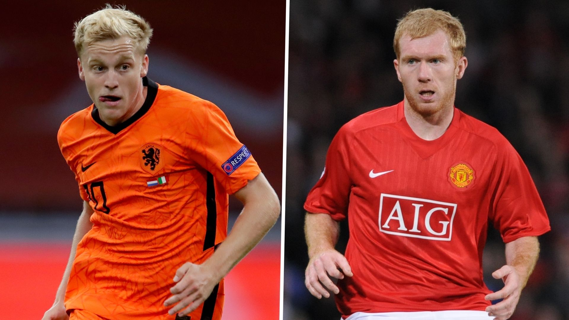 Donny van de Beek Paul Scholes