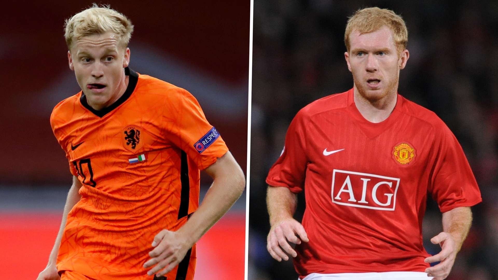 Donny van de Beek Paul Scholes