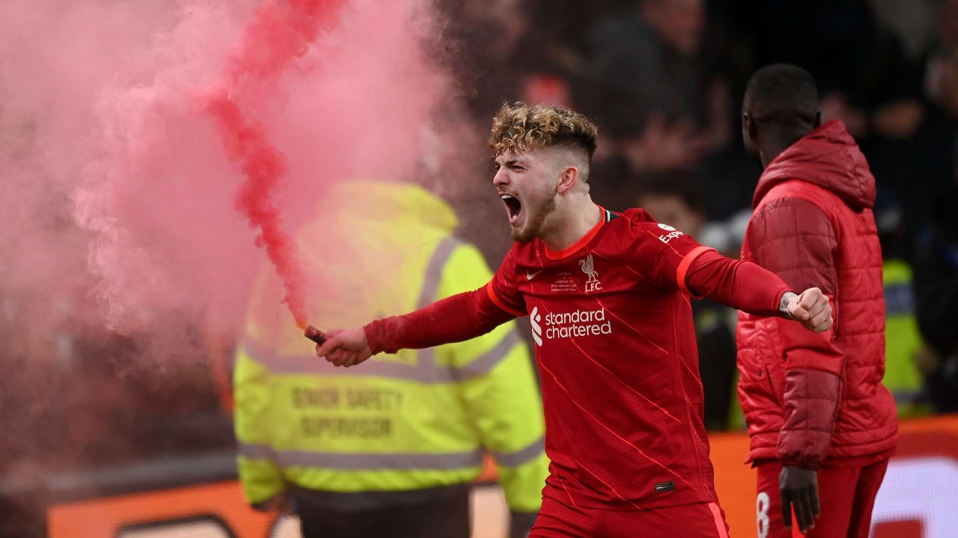 Harvey Elliott Chelsea vs Liverpool Carabao Cup final 2021-22