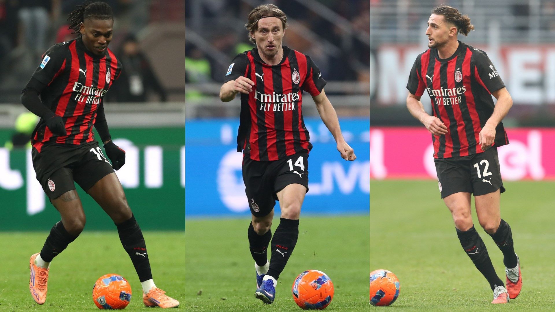 Leao Modric Rabiot Milan