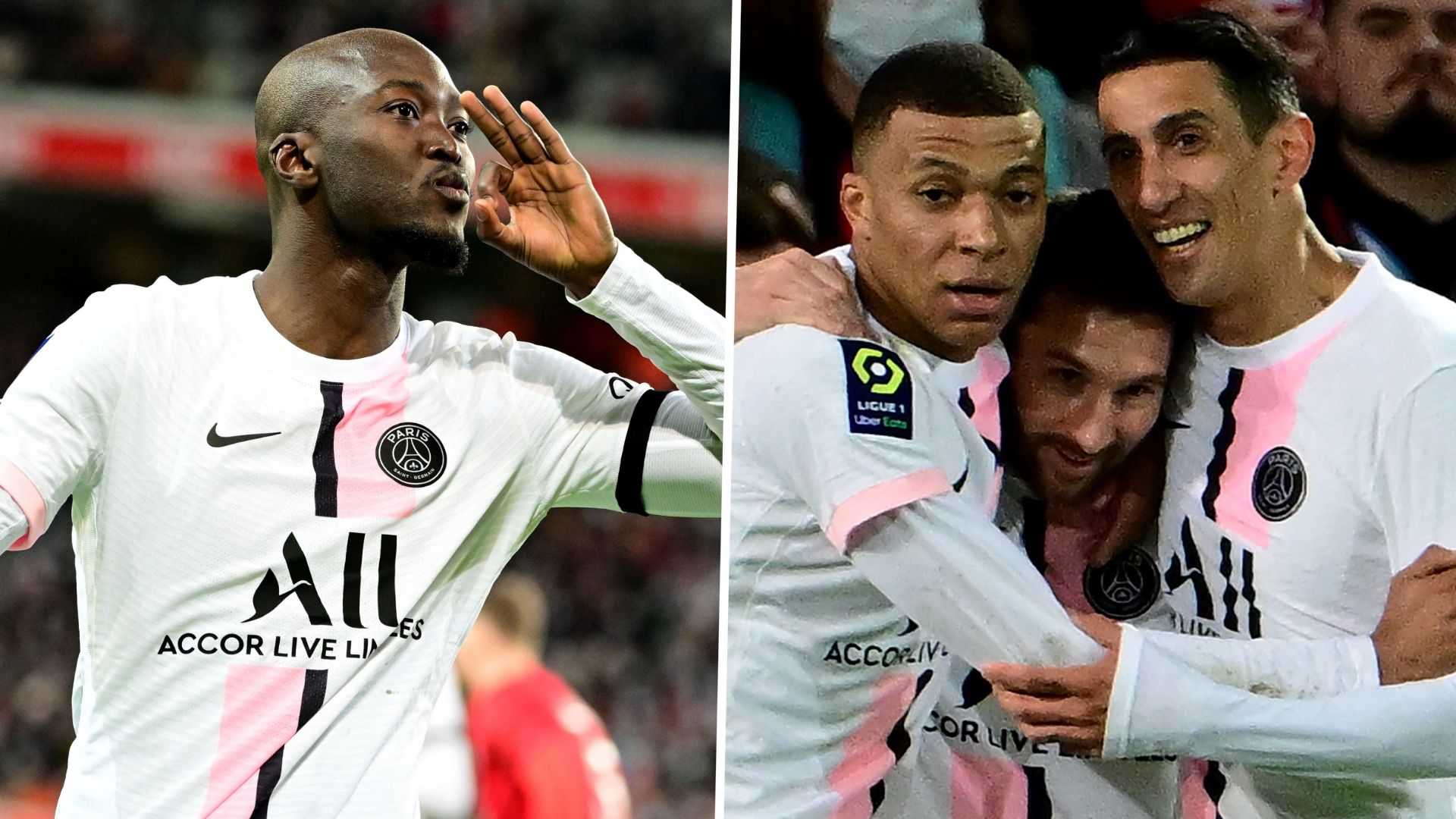 Lille OSC PSG Danilo Pereira Mbappé Messi Di Maria
