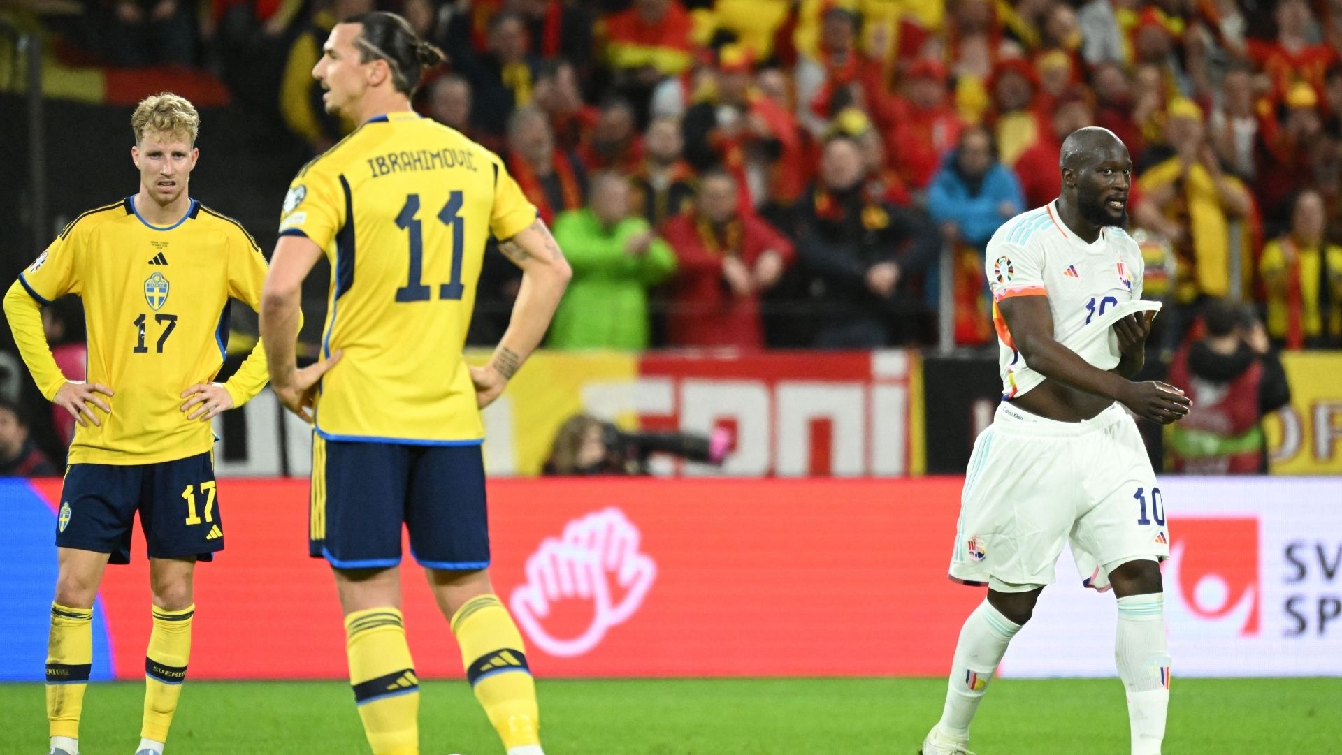 Ibrahimovic Lukaku Sweden Belgium 24032023