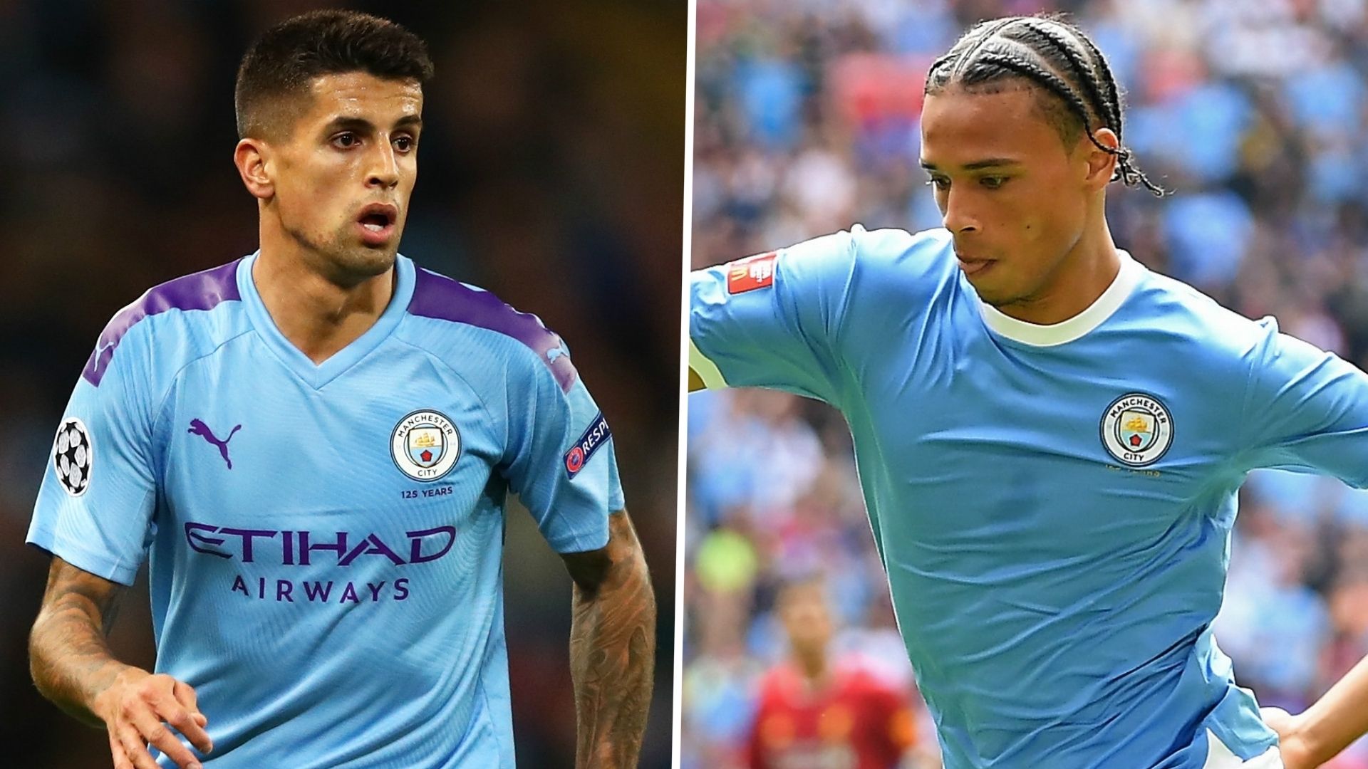 Leroy Sane Joao Cancelo Manchester City GFX