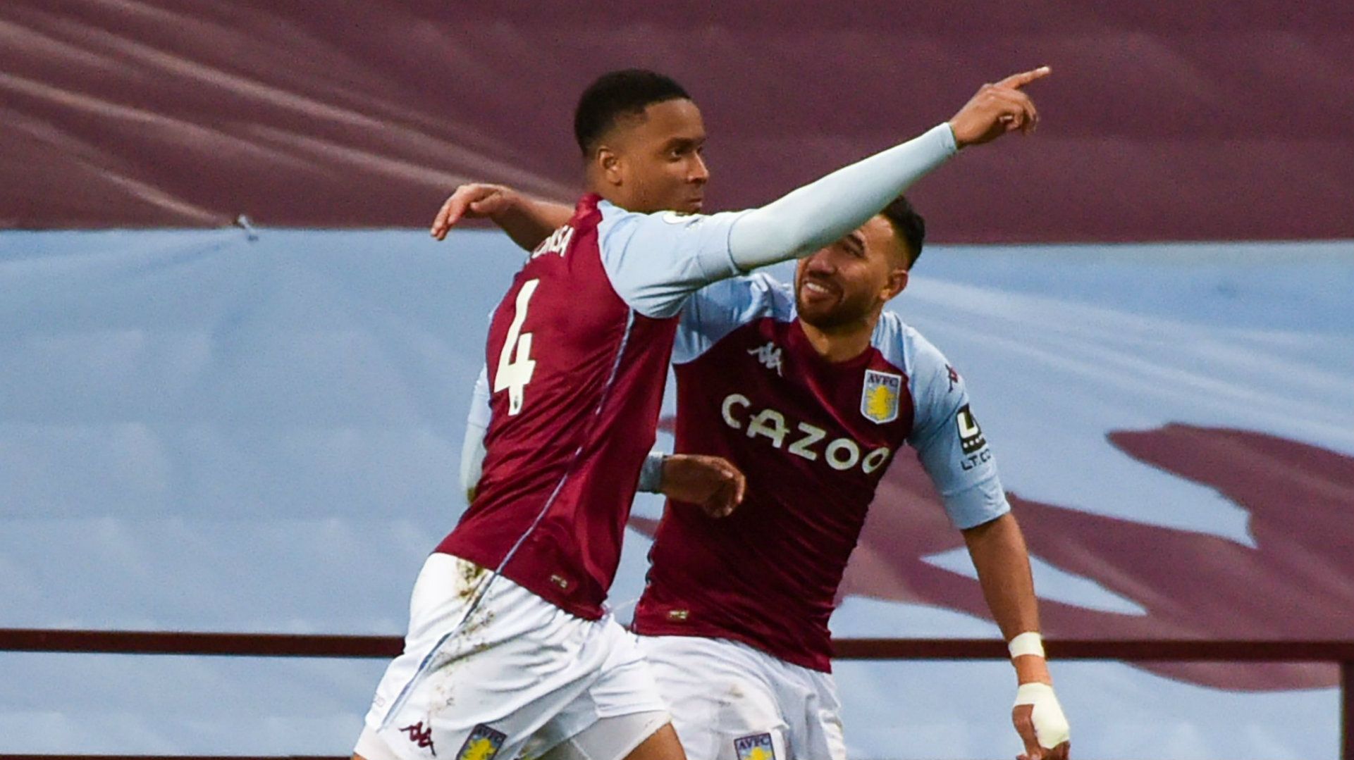 Ezri Konsa Aston Villa vs Brighton Premier League 2020-21