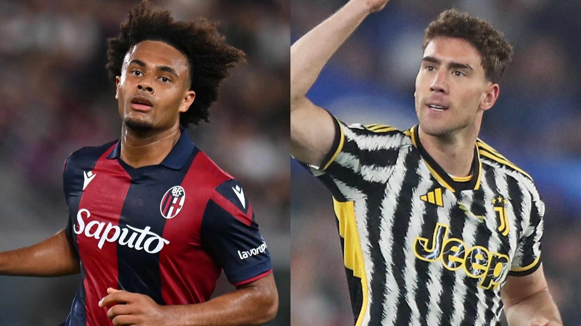 Joshua Zirkzee Bologna Dusan Vlahovic Juventus