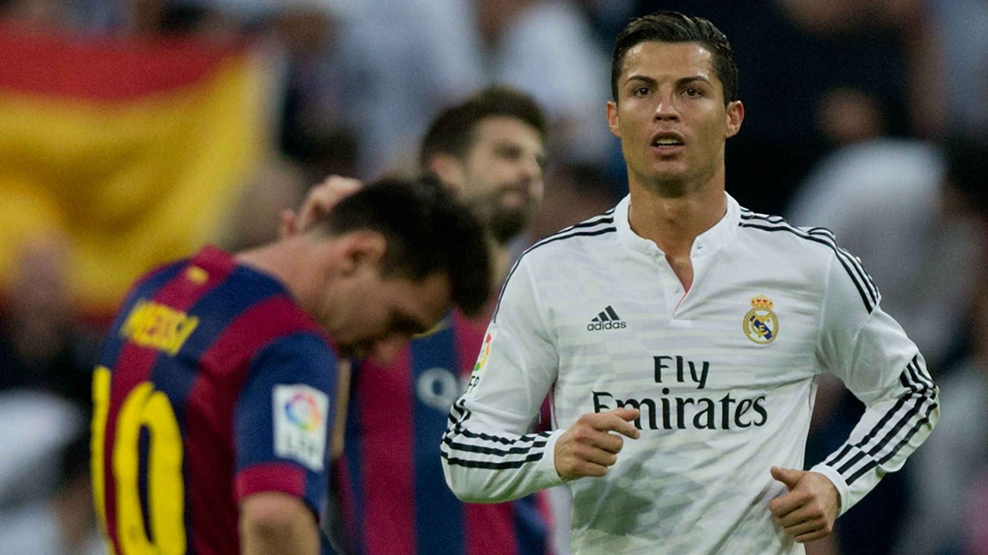 Lionel Messi Cristiano Ronaldo Real Madrid Barcelona El Clasico La Liga 10252014