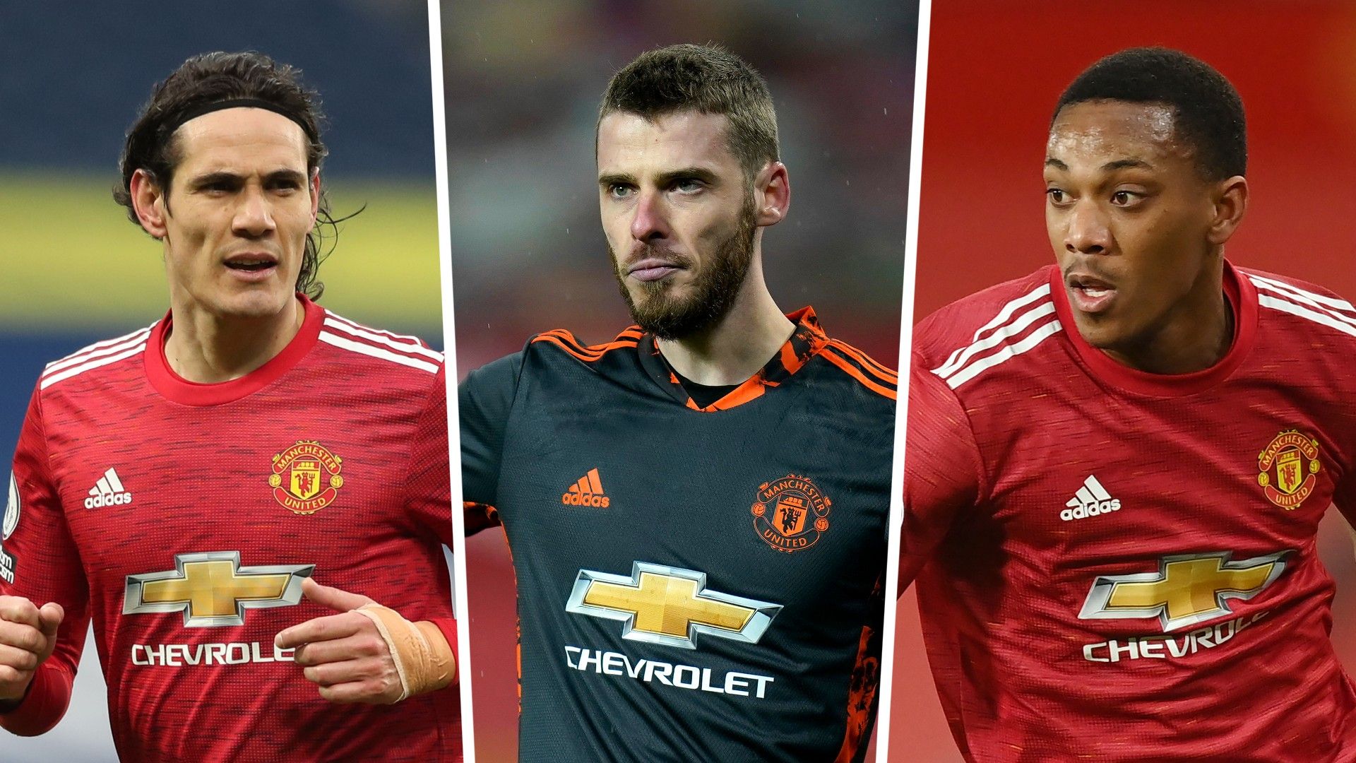 Cavani de Gea Martial split