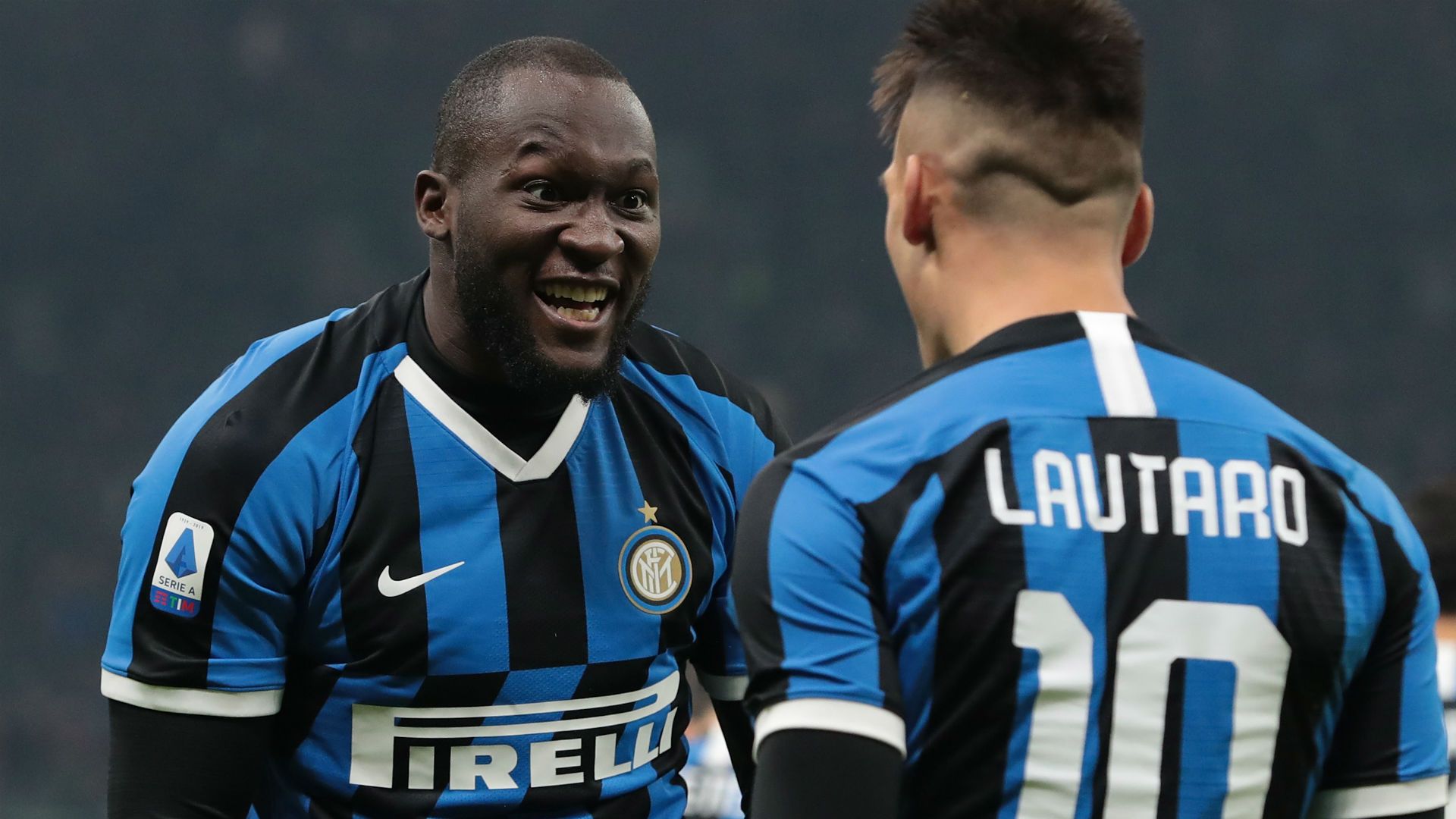 Lukaku Lautaro Martinez Inter Atalanta Serie A