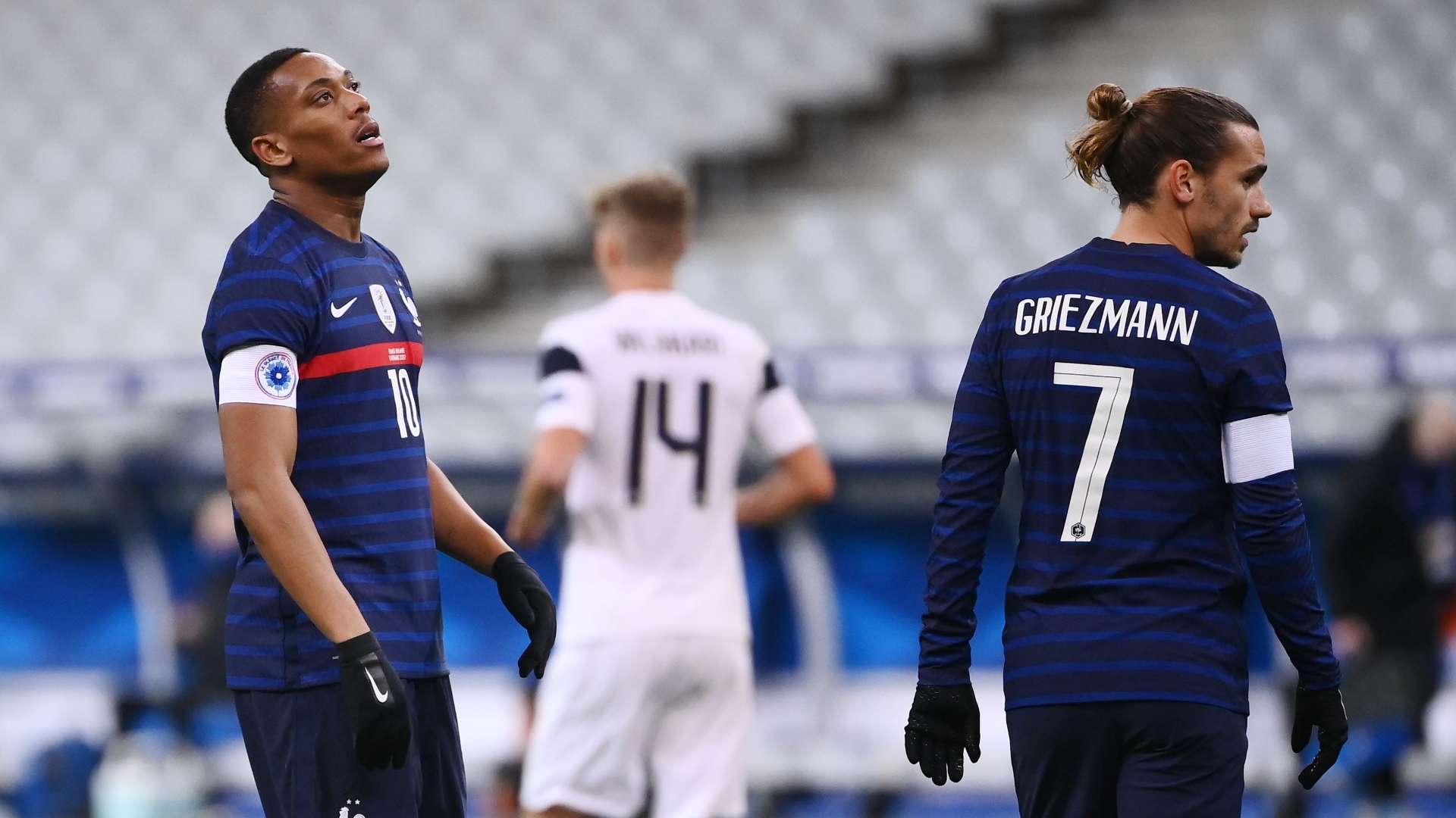Anthony Martial, Antoine Griezmann, France 0-2 Finland 2020