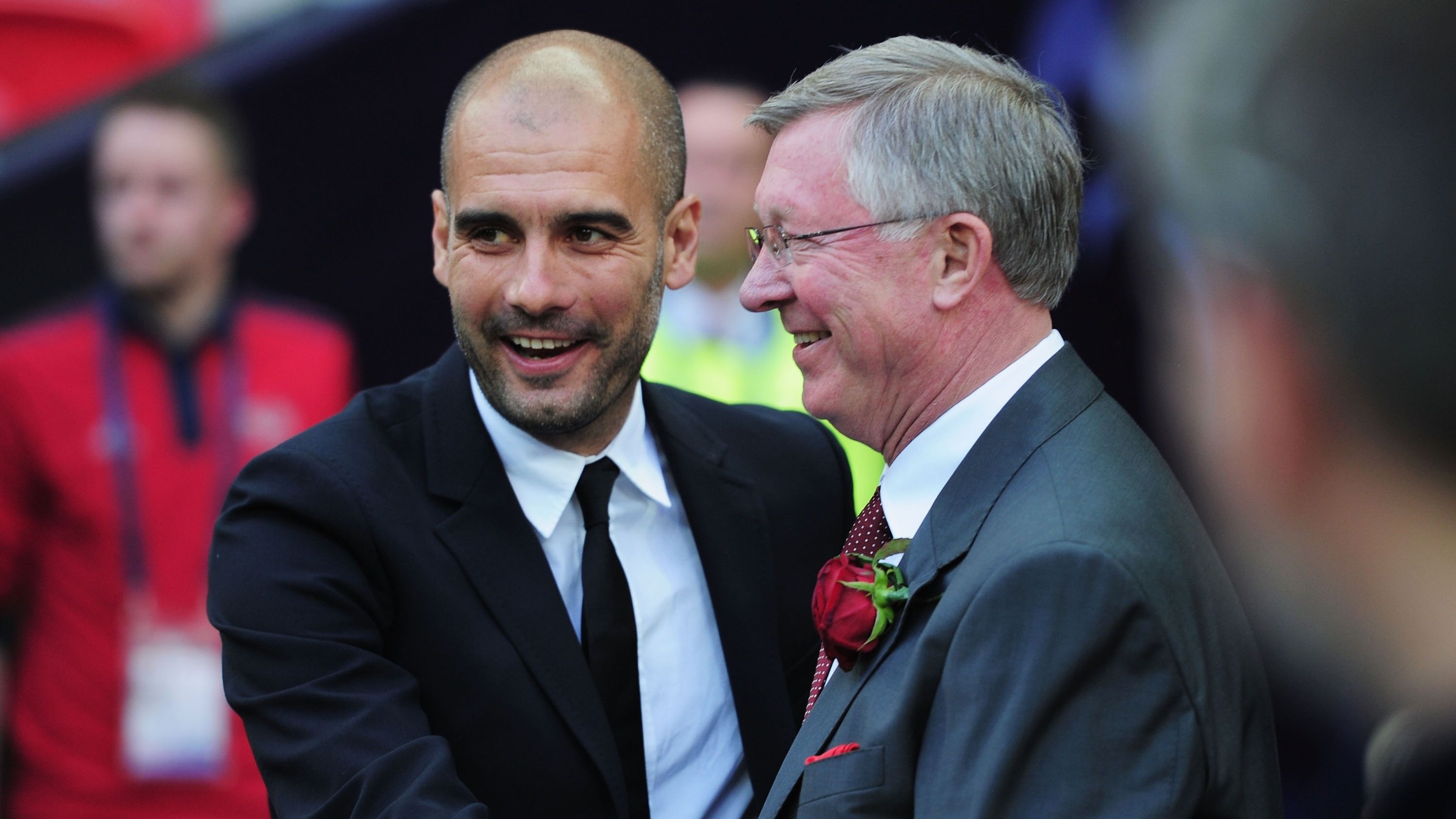 Pep Guardiola Alex Ferguson 