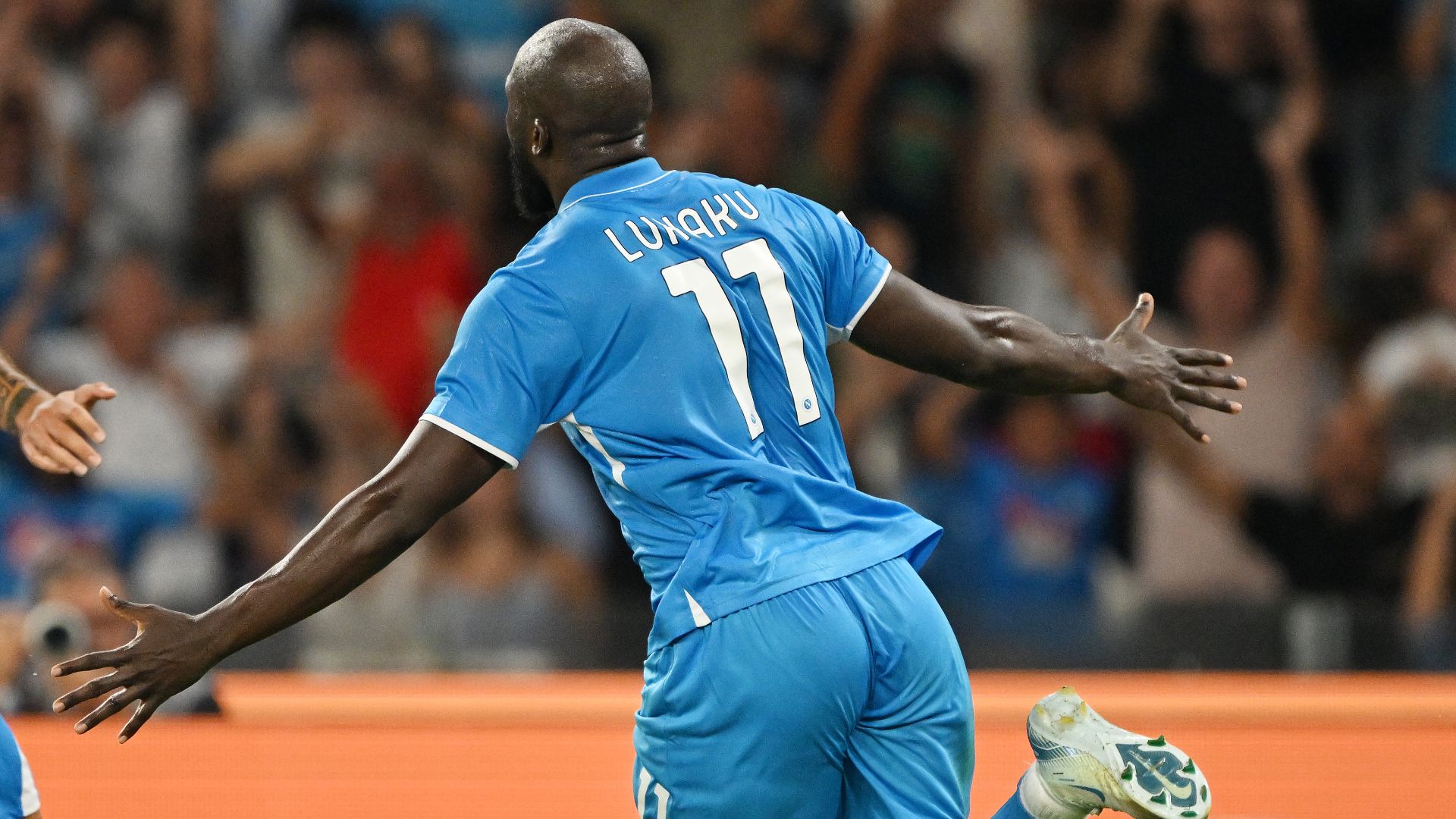 Lukaku esultanza Napoli Serie A