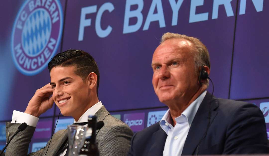 James Rodríguez & Rummenigge Bayern Munich