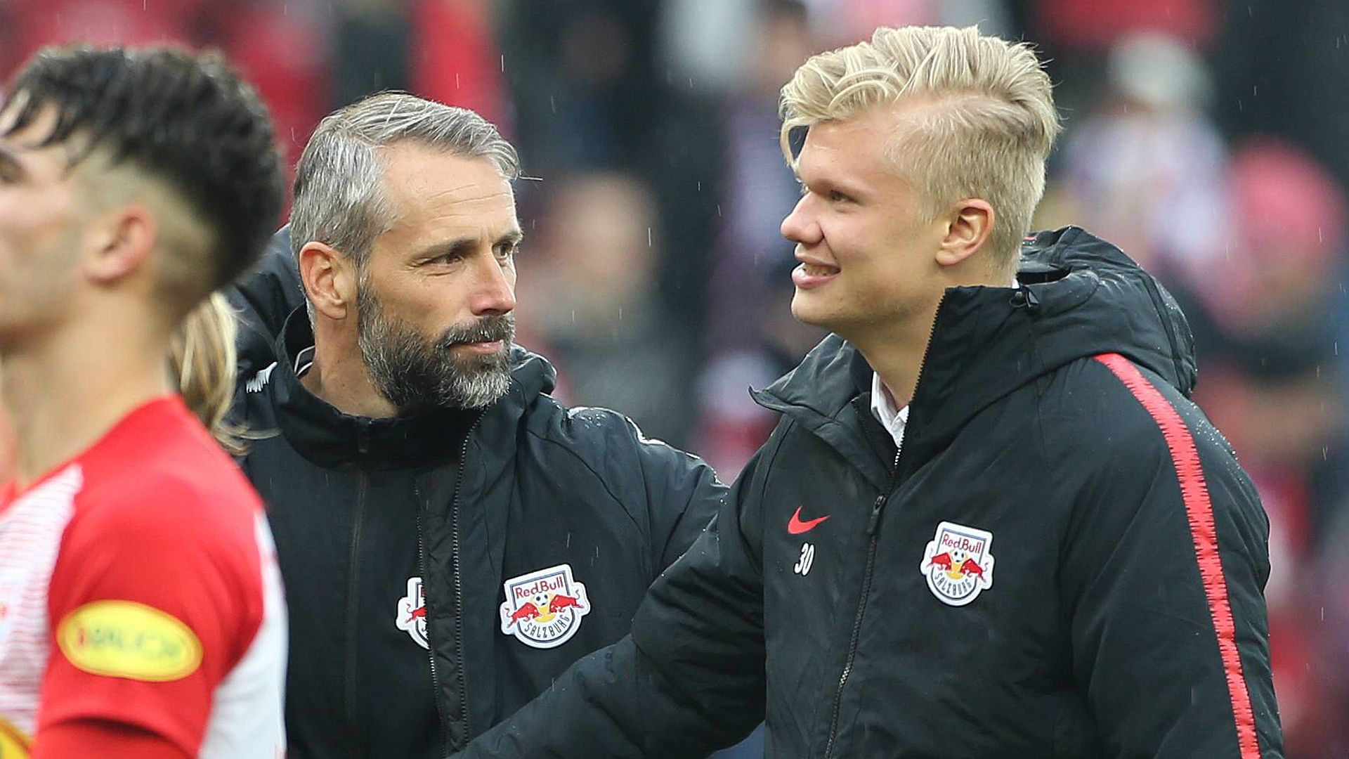 ***GERMANY ONLY*** Marco Rose Erling Haaland