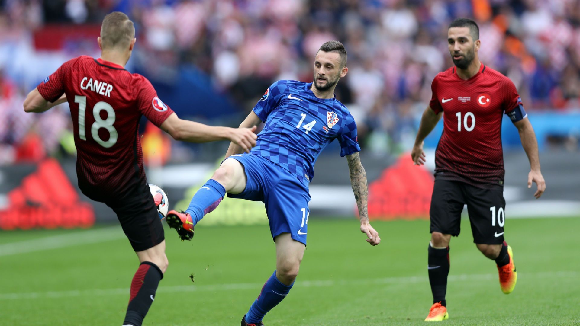 Caner Brozovic Croatia Turkey Parc des Princes Euro 12062016
