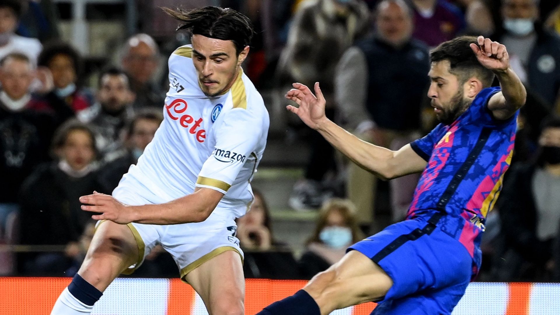 Elmas Jordi Alba Barcelona Napoli Europa League 