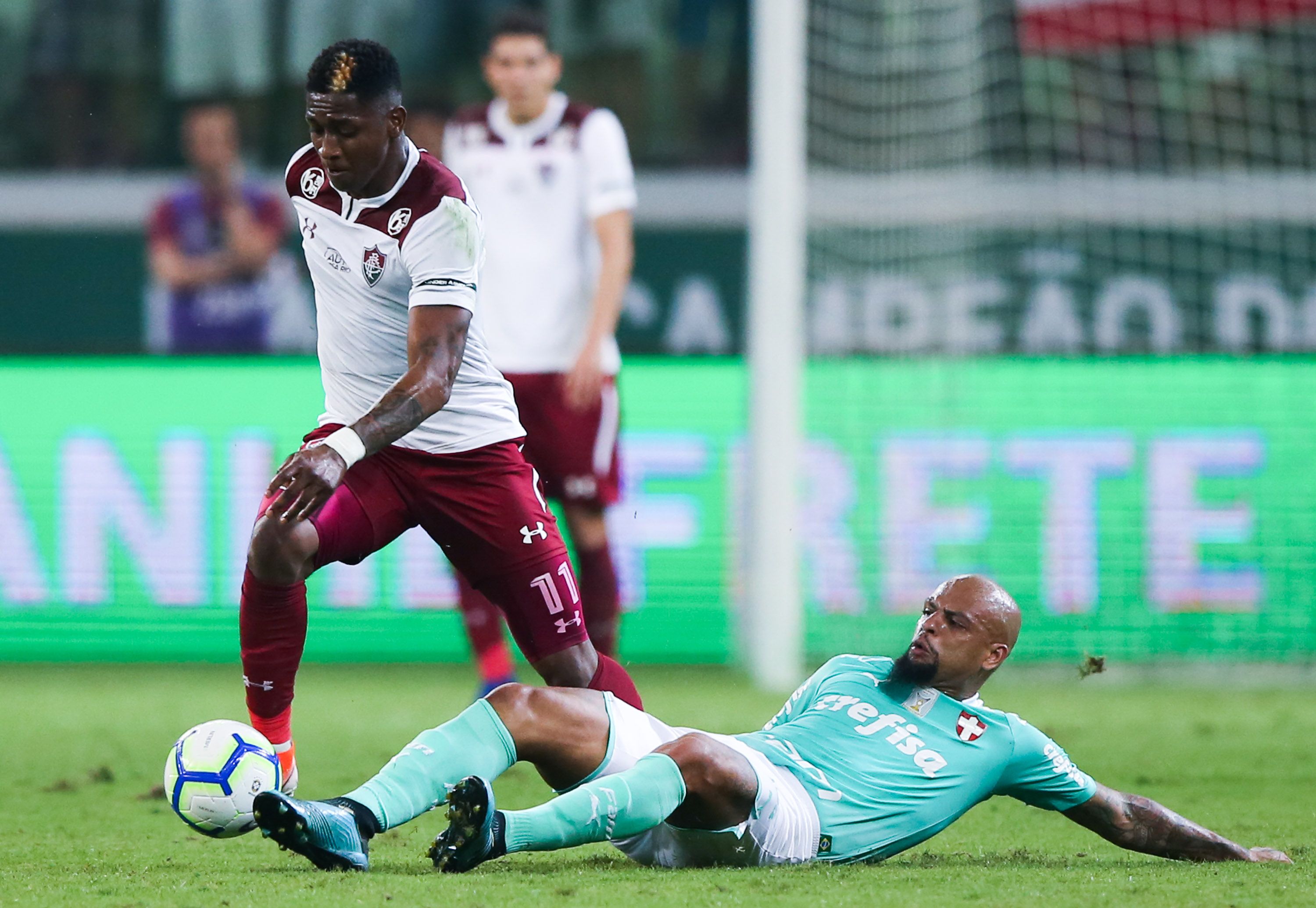 Fluminense Yony Gonzalez Palmeiras Felipe Melo