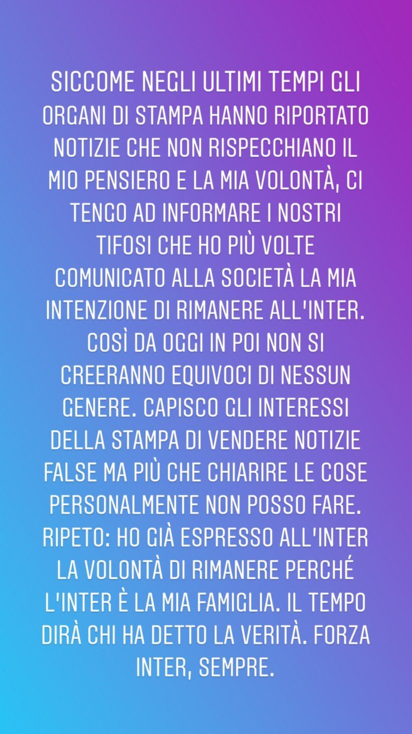 Mauro Icardi Instagram