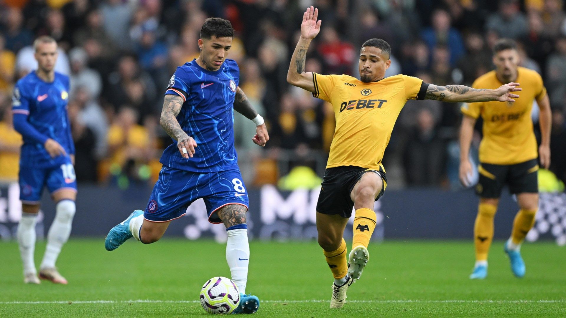 Enzo Fernandez pass Chelsea Wolves 2024-25 Premier League