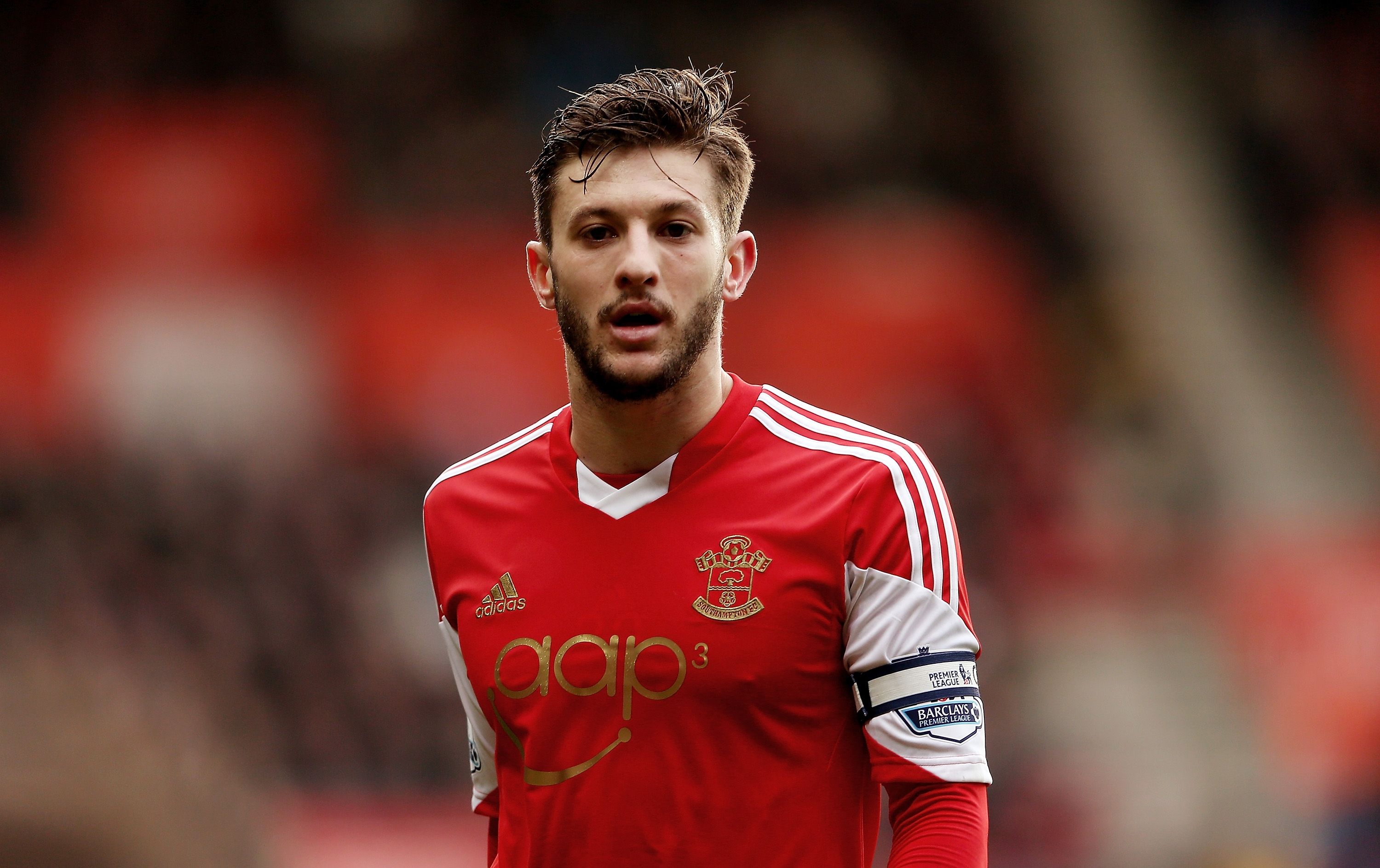 Southampton midfielder Adam Lallana