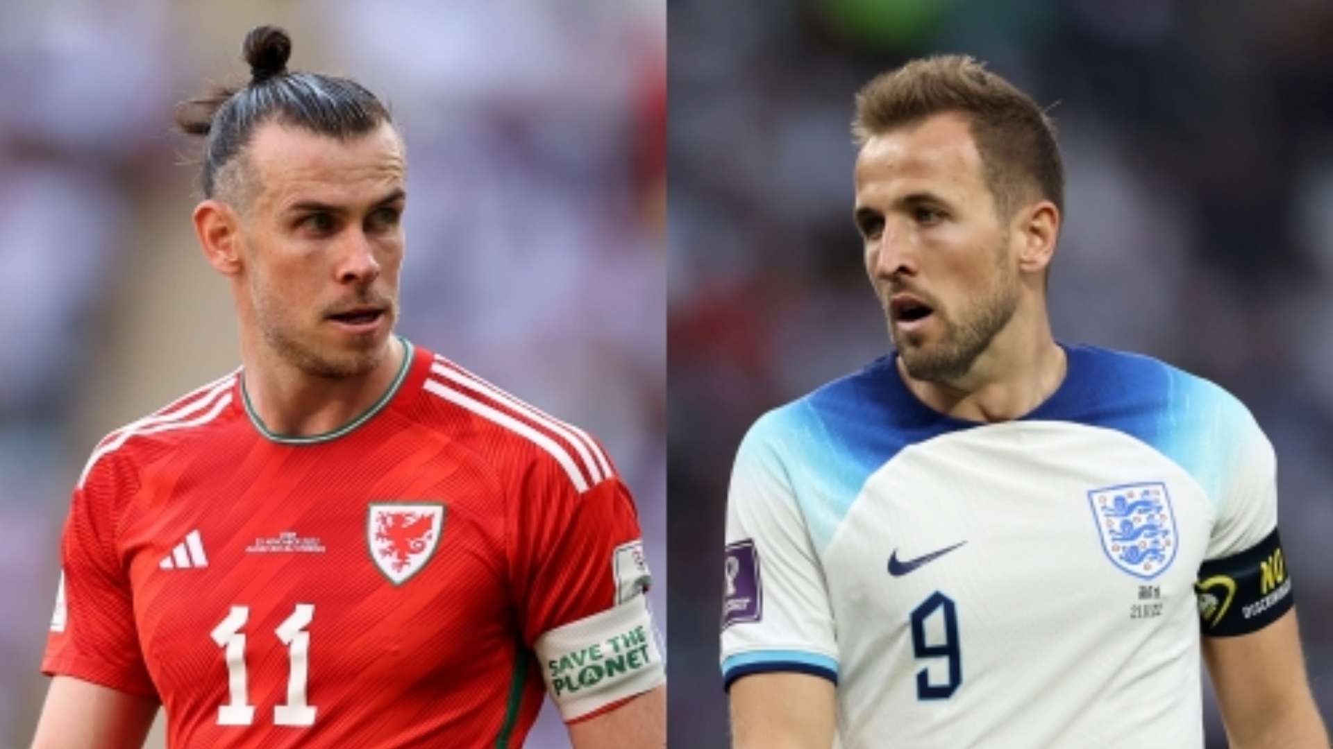 Gareth Bale Wales Harry Kane England