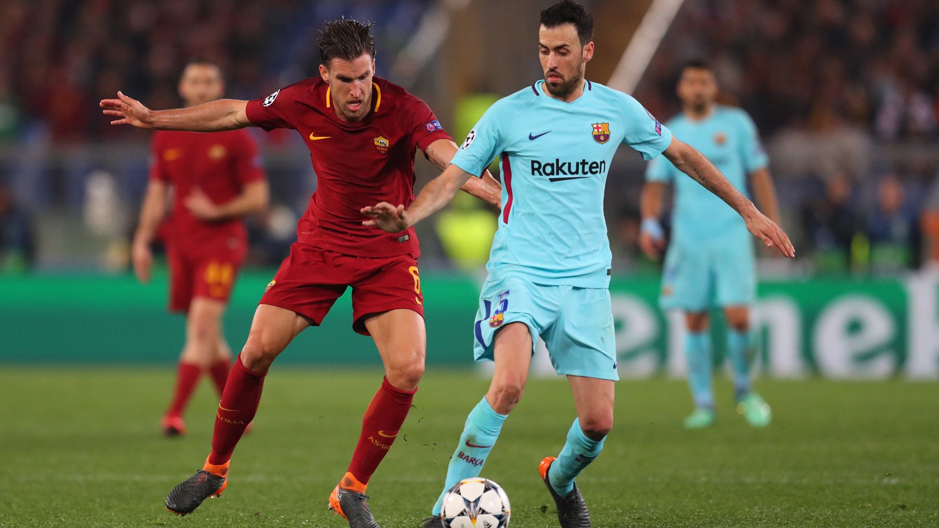 Sergio Busquets AS ROM FC Barcelona 10042018