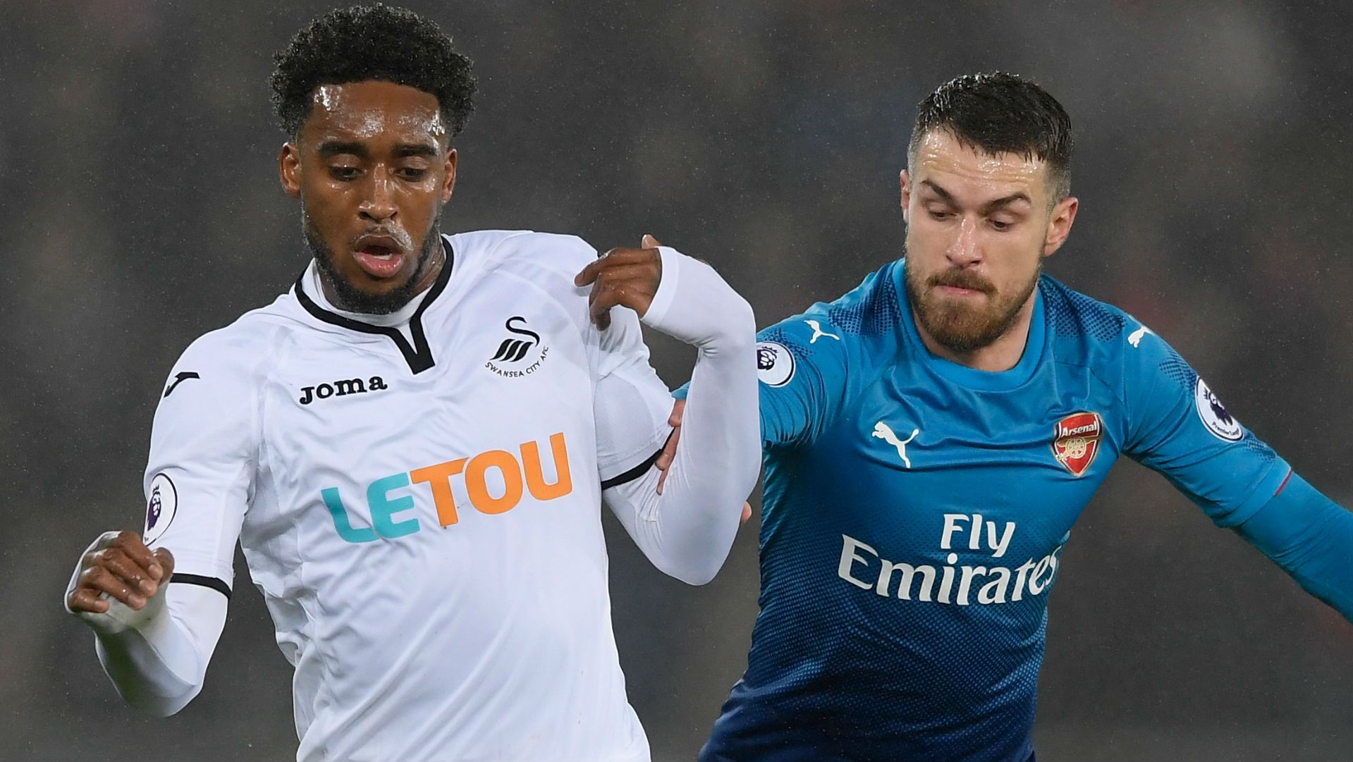Leroy Fer, Swansea City, Aaron Ramsey, Arsenal