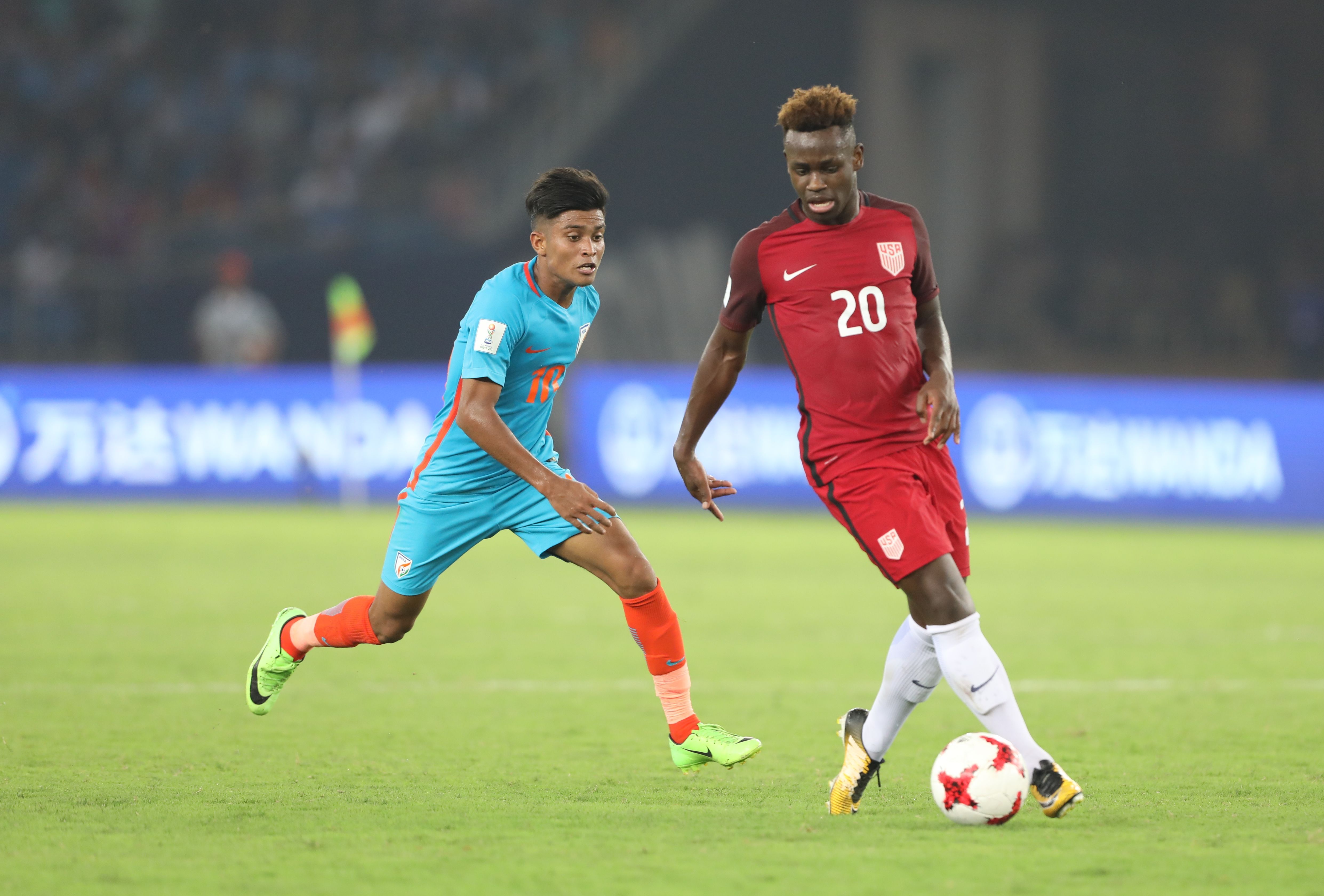 Abhijit Sarkar Chris Goslin India U17 USA U17 2017 U17 World Cup