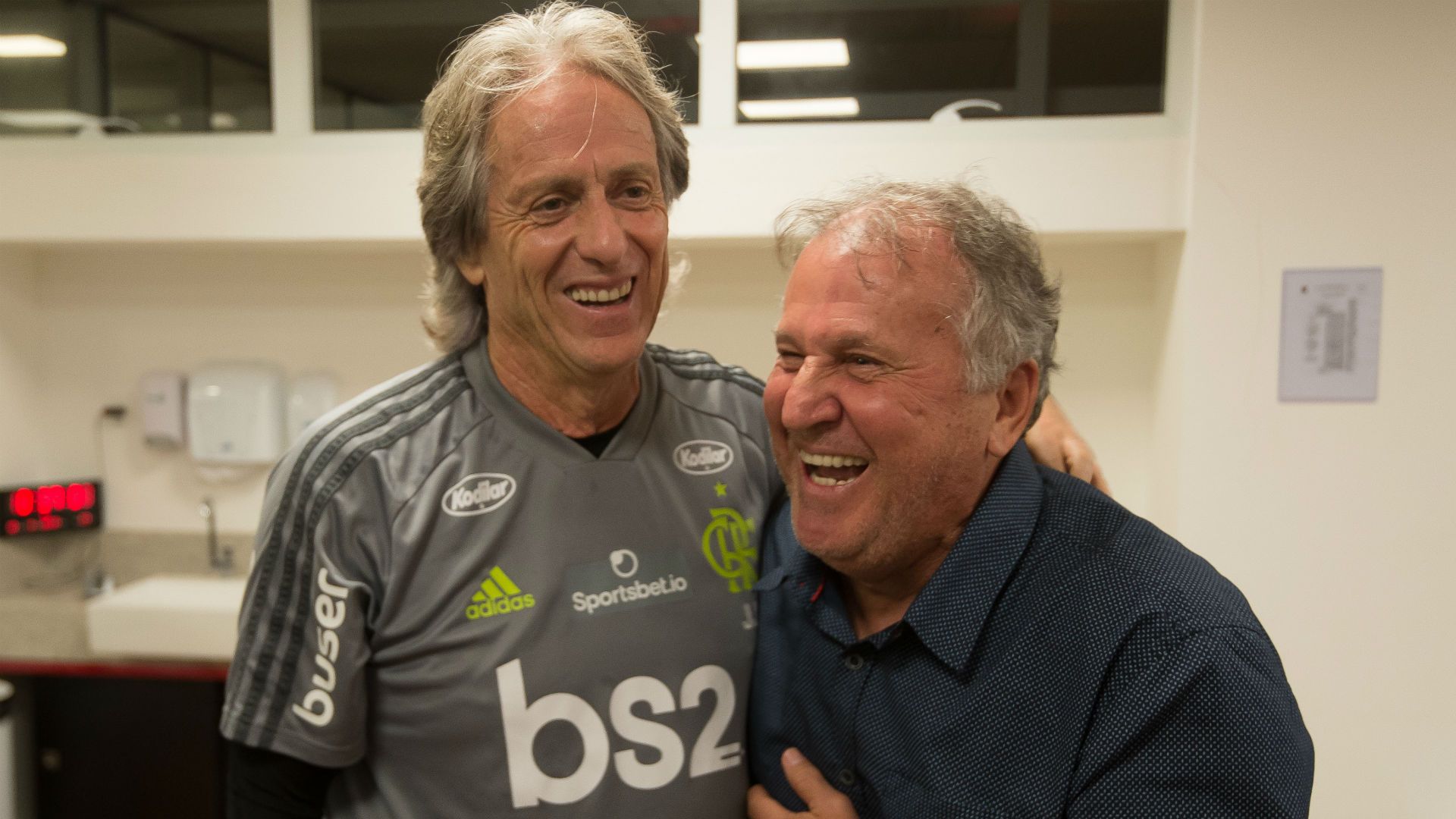 Jorge Jesus Zico Flamengo 14 11 2019