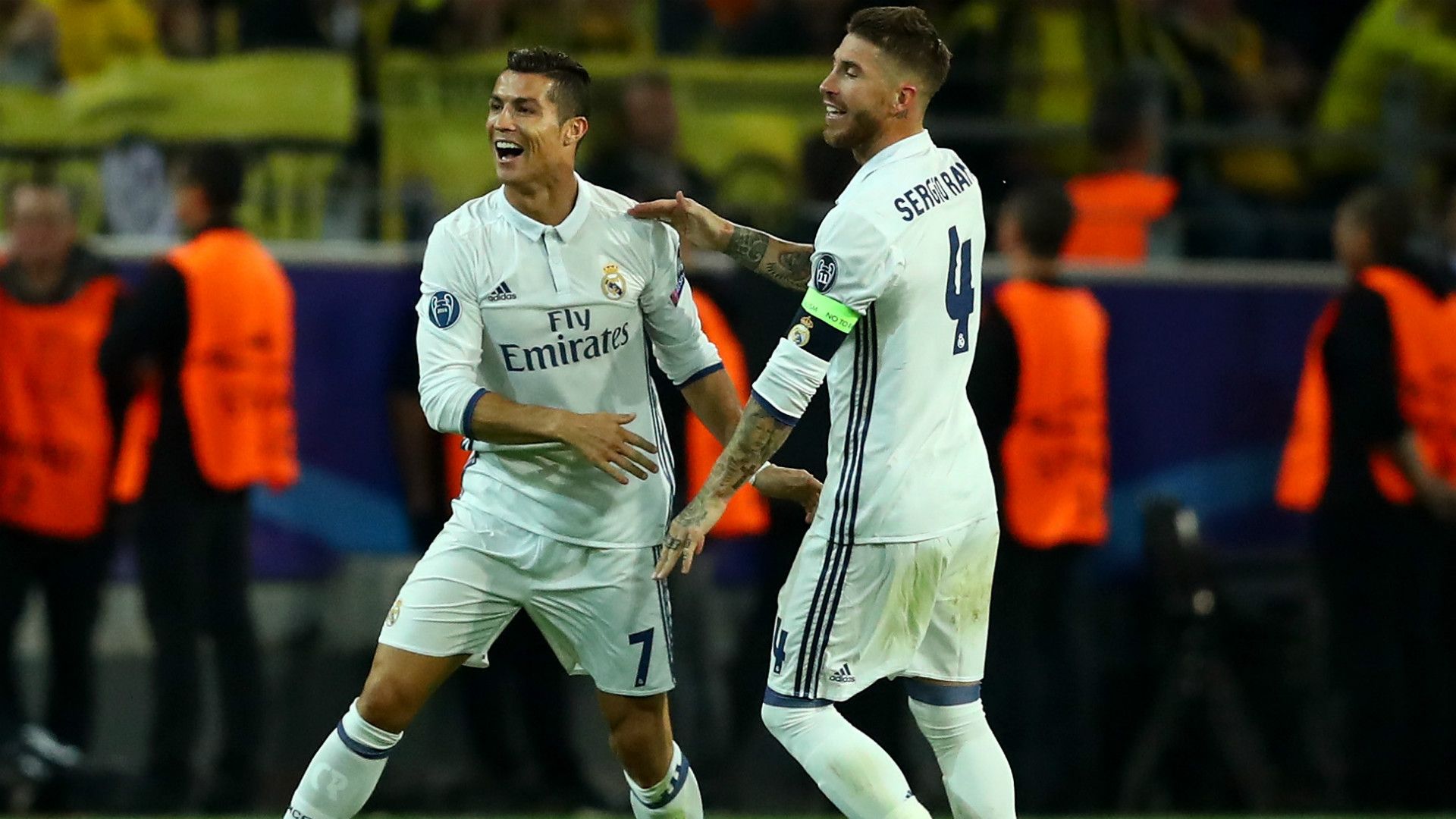 Cristiano Ronaldo Sergio Ramos Borussia Dortmund Real Madrid Champions League 27092016