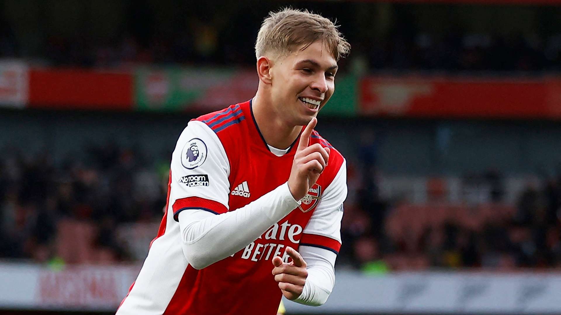 Emile Smith Rowe Arsenal Brentford Premier League 2021-22