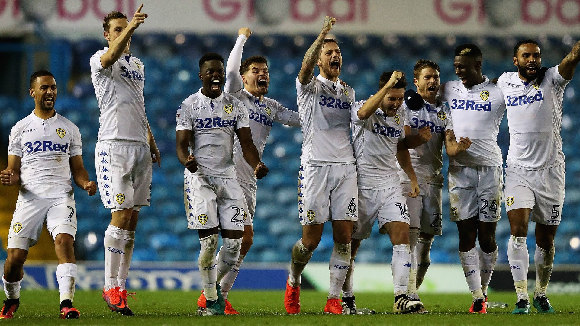 HD Leeds United celebrate