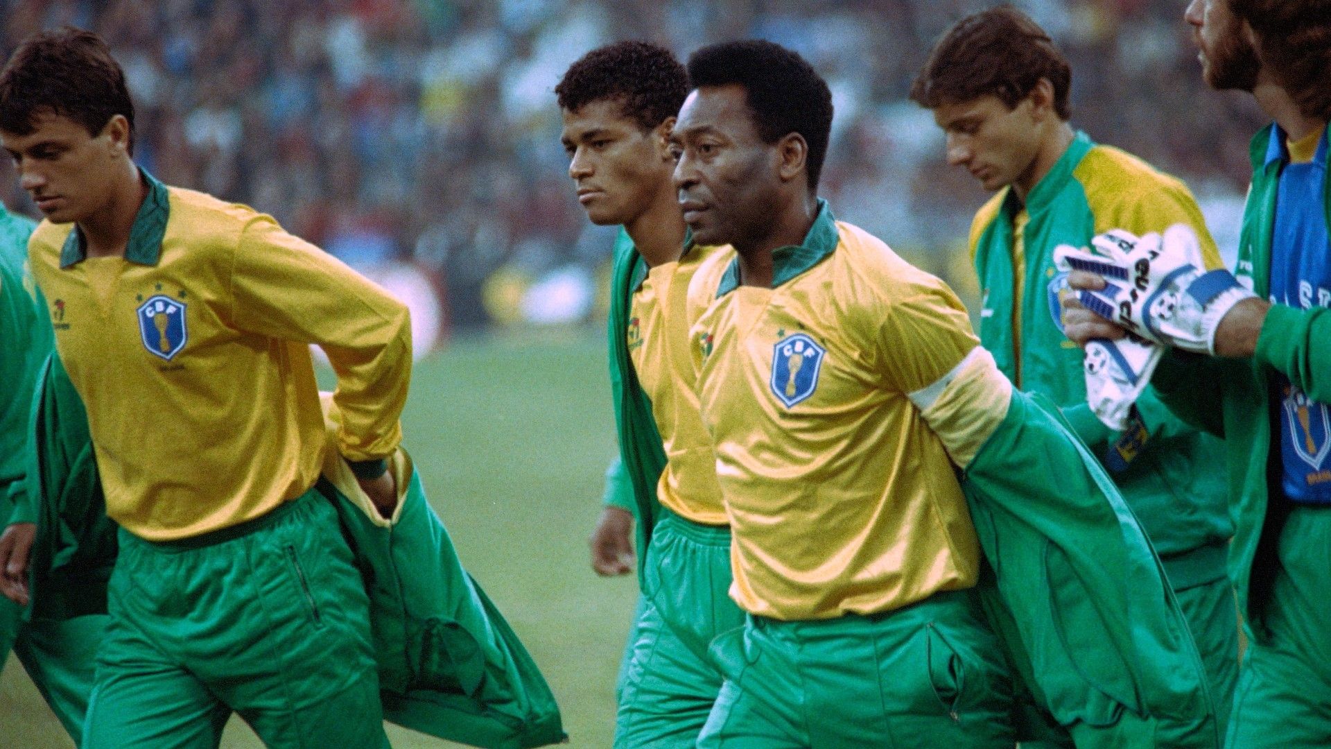 Edinho Cafu Pelé amistoso Brasil 1990
