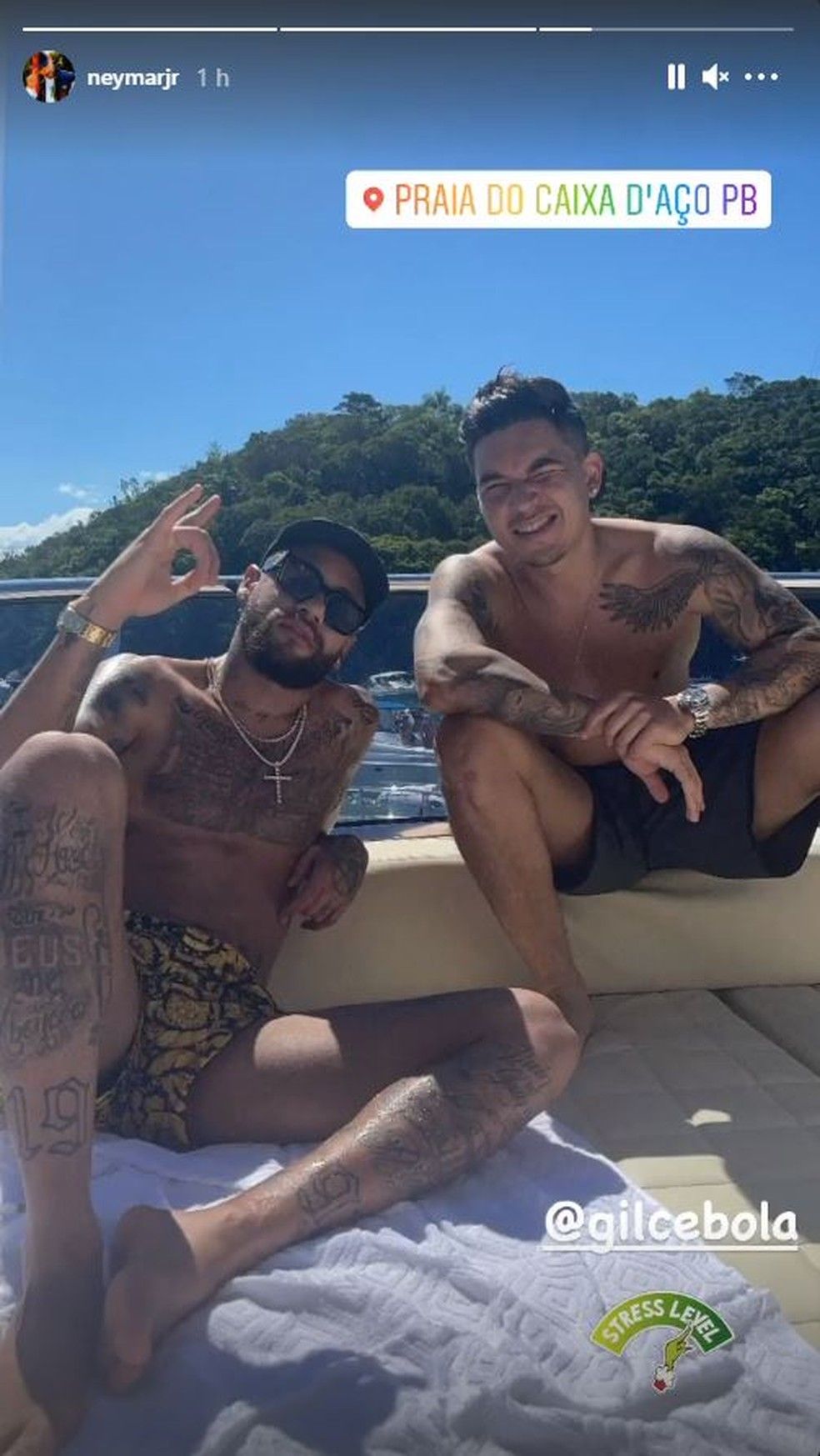Neymar e Gil Cebola