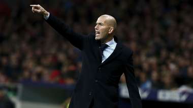 Zinedine Zidane Real Madrid Atletico Madrid