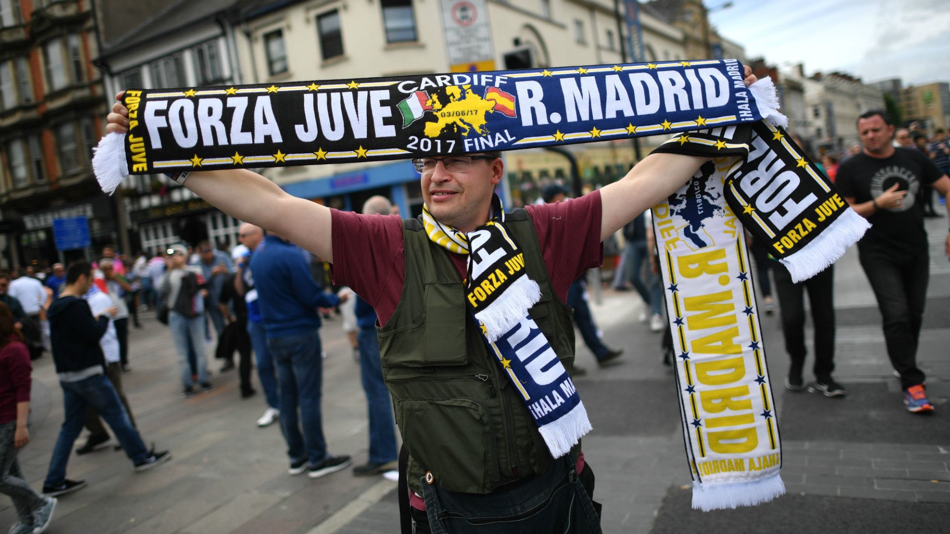 Juventus Real Madrid fans