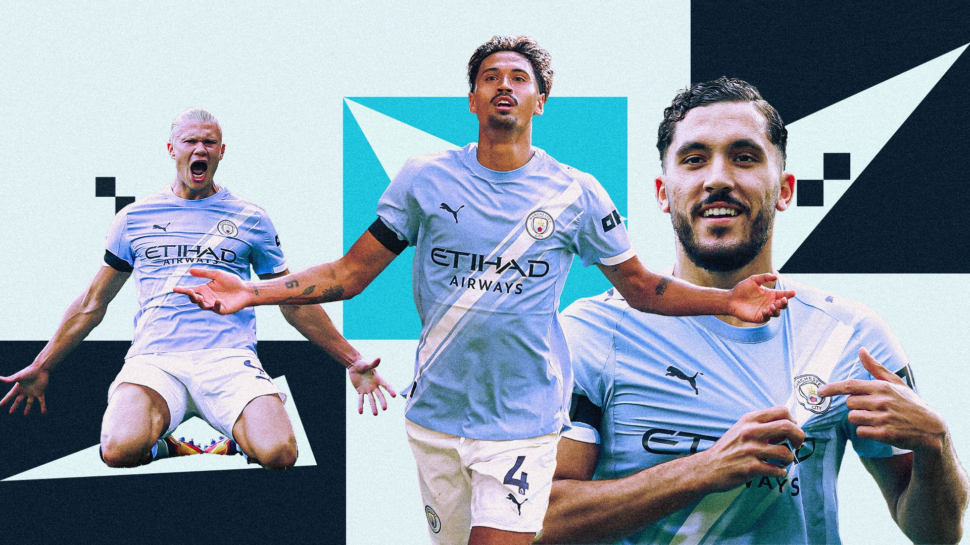 Man City player ratings GFX