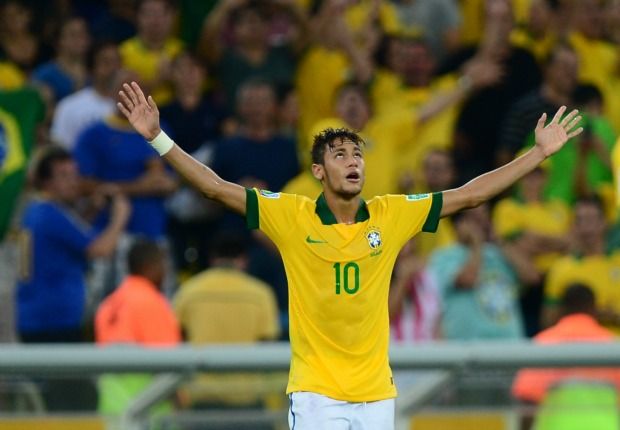 Neymar in Brazil-Spain (Confederations Cup)