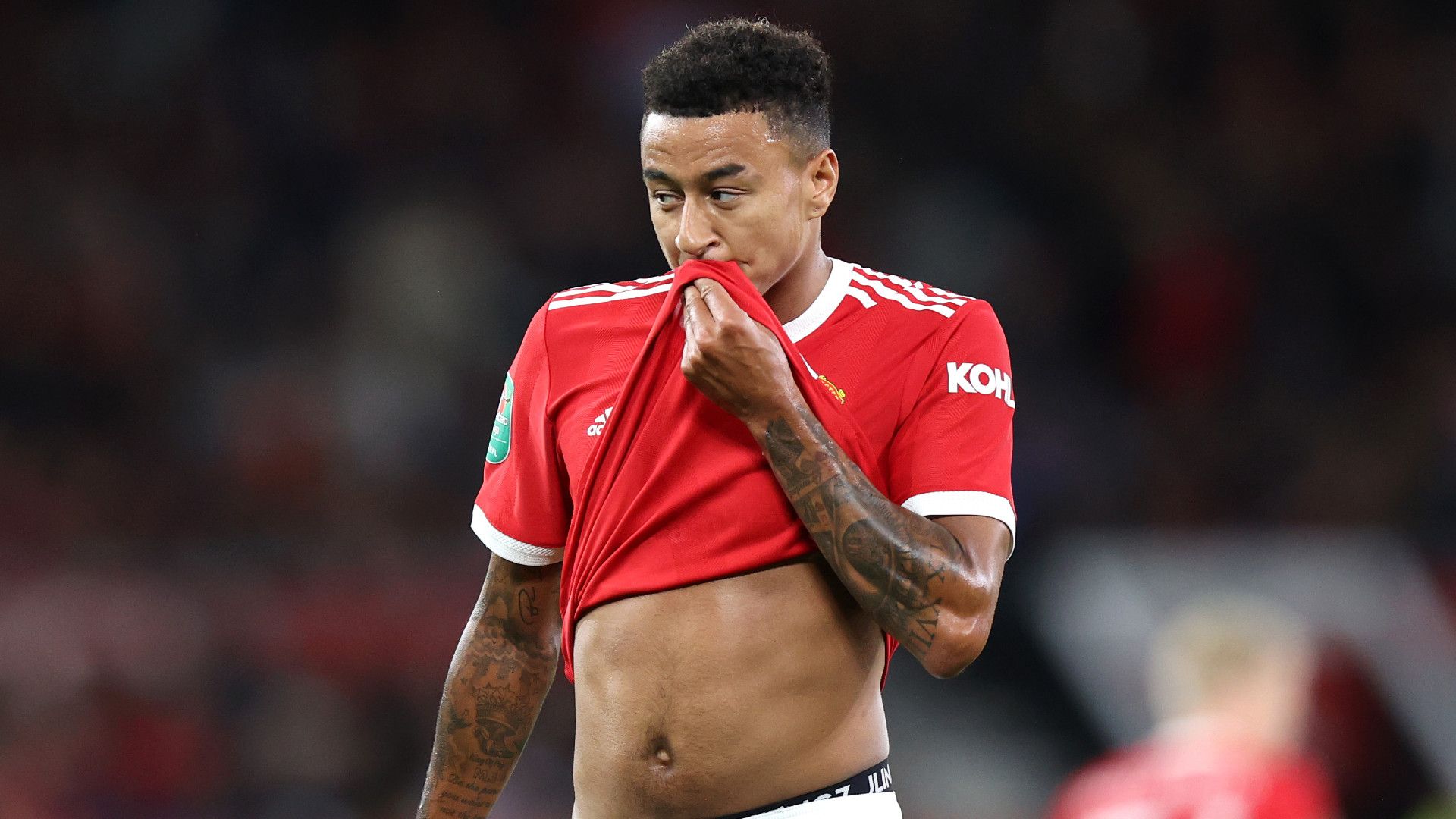 JESSE LINGARD MANCHESTER UNITED LEAGUE CUP 22092021