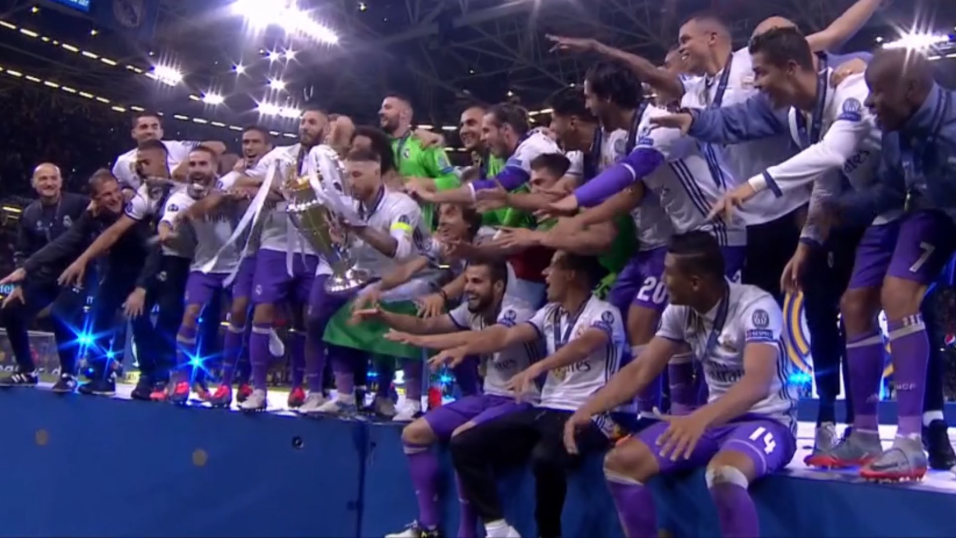 El Madrid levantó la Copa