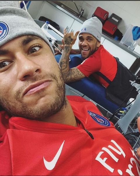 Neymar Daniel Alves PSG