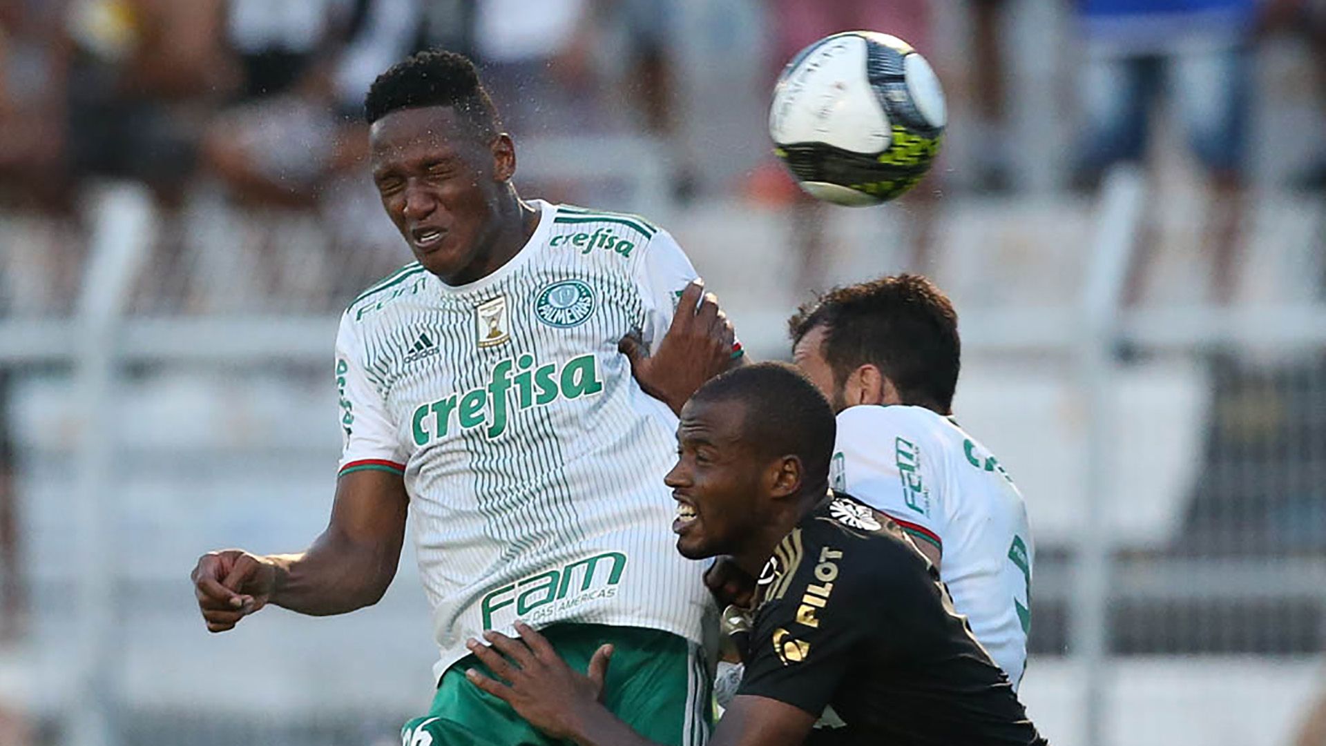 Yerry Mina Ponte Preta Palmeiras Paulista 16042017