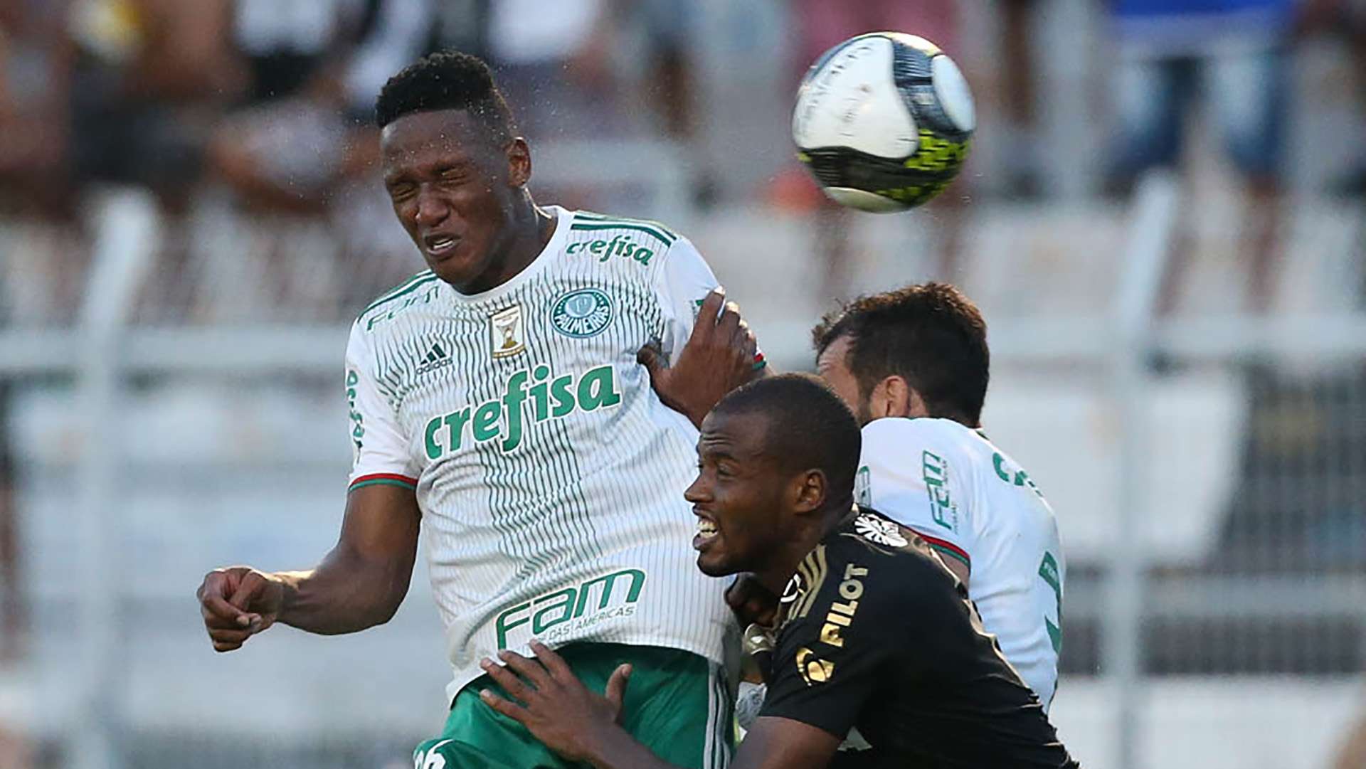 Yerry Mina Ponte Preta Palmeiras Paulista 16042017