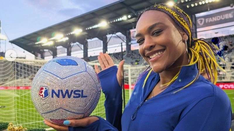 NWSL crystalized soccer ball tour